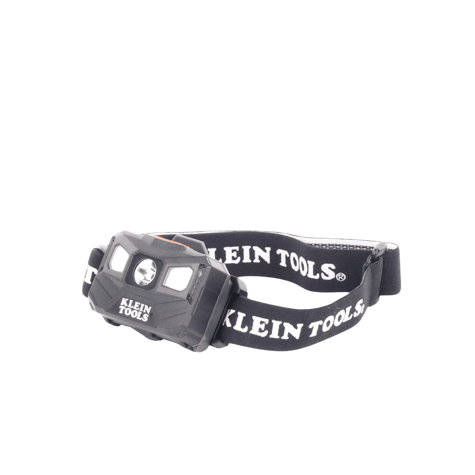 Lámpara Luz LED Frontal Recargable de 400 Lúmenes, Apagado Automático, con Correa de Tela, Adaptable y Ajustable a Gorros, Cascos, Cachuchas o directo a Frente Humana (Tipo Minero) 56048 - KLEIN TOOLS