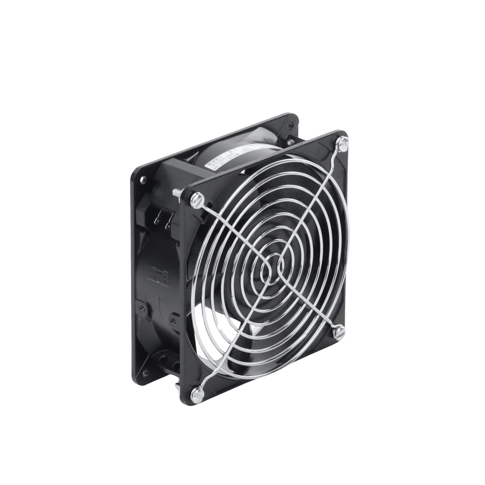 Ventilador Axial Compacto, de 4 Pulgadas, 49 CFM, 115 Vca, De Acero, Color Negro A4AXFNGQ 224289 - HOFFMAN