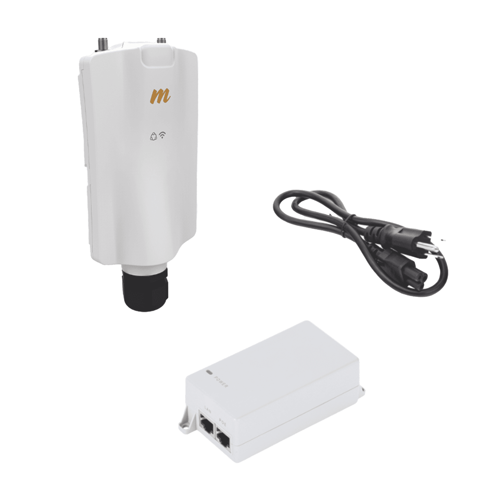 Kit de radio A5x, 700 Mbps, hasta 64 usuarios concurrentes,  Monitoreo a travez de la nube, incluye POE24V y cable de alimentación PCC53 A5XPACK 226613 - MIMOSA NETWORKS