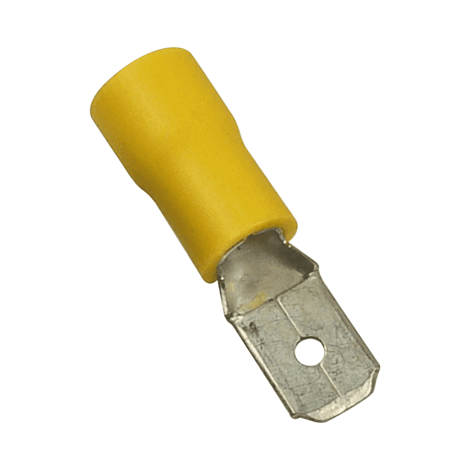Terminal tipo macho aislada / 12 – 10 AWG / Amarillo / Paquete de 25 piezas. AE55121 - EPCOM POWERLINE
