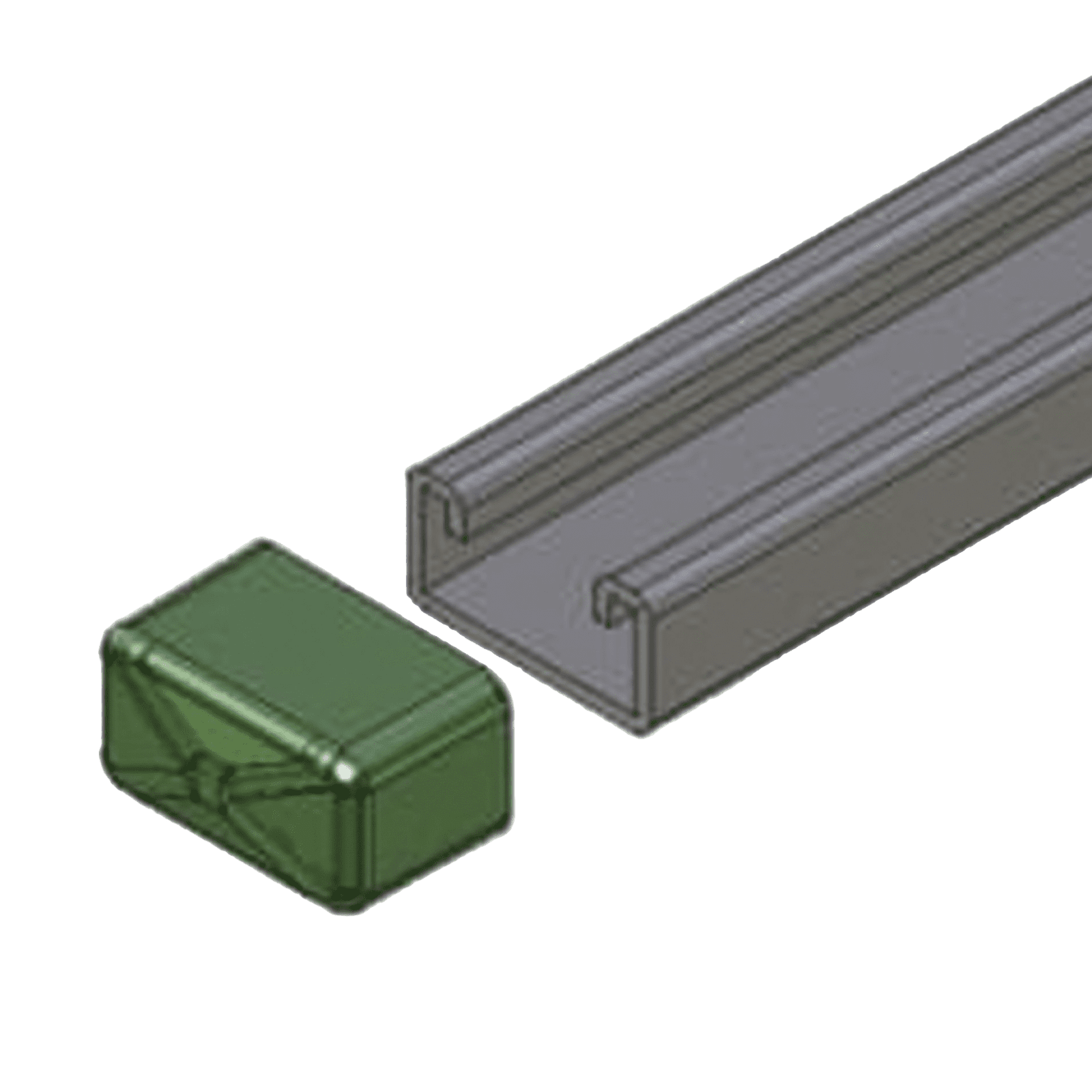 Remate Cuadrado para Unicanal 4X2. ANC-HS01 - ANCLO