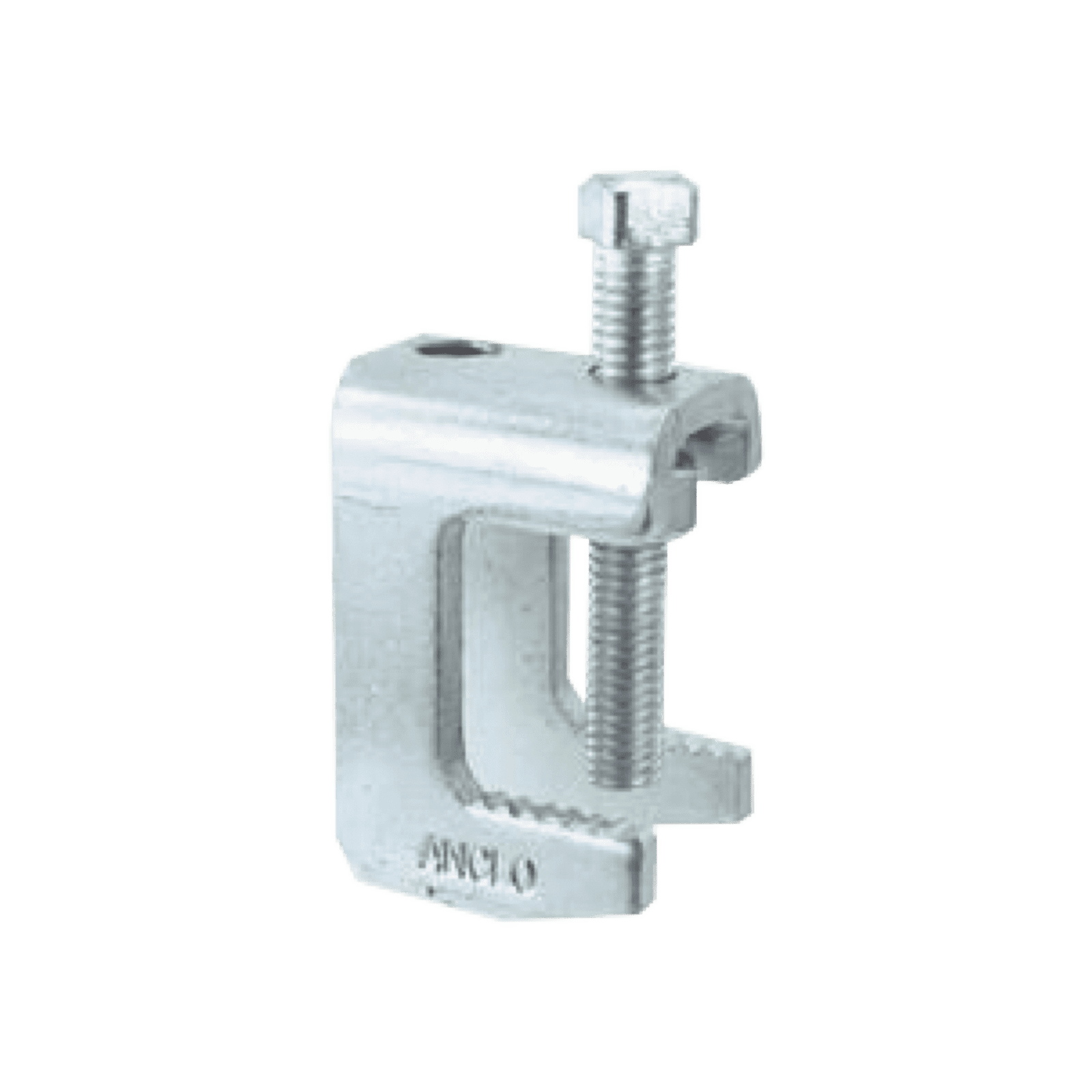 Mordaza Acero Fija barras de 3/4″, para varilla roscada de 1/4″. ANC-MA34-14 - ANCLO