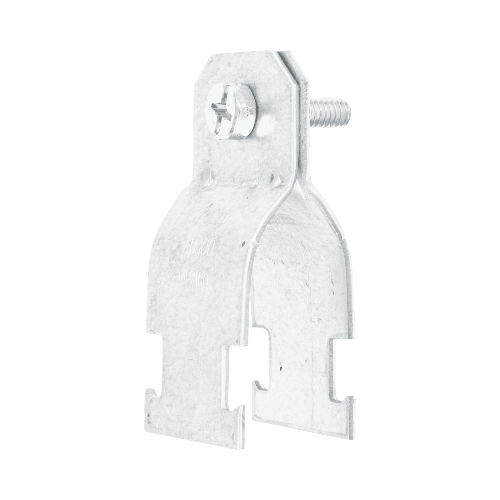 Abrazadera Unicanal para Conduit  Cédula 40 de 1″ (25 mm). ANC-AU-100 - ANCLO