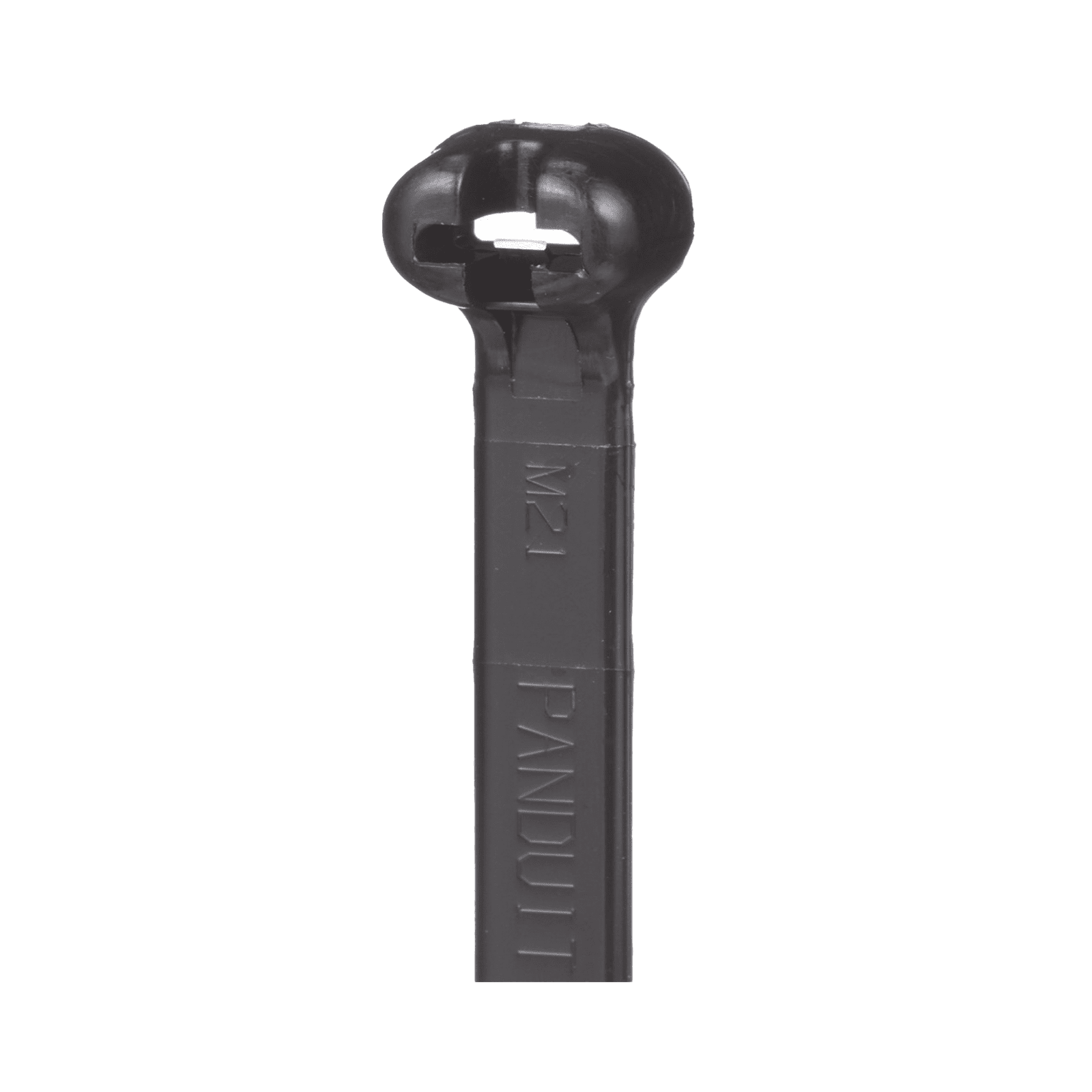 Cincho de Nylon 6.6 Dome-Top®, Con Lengüeta de Bloqueo de Acero Inoxidable, 620 mm largo x 7mm ancho, Color Negro, Exterior Resistente a Rayos UV, Paquete de 100pz BT7LH-C0 - PANDUIT
