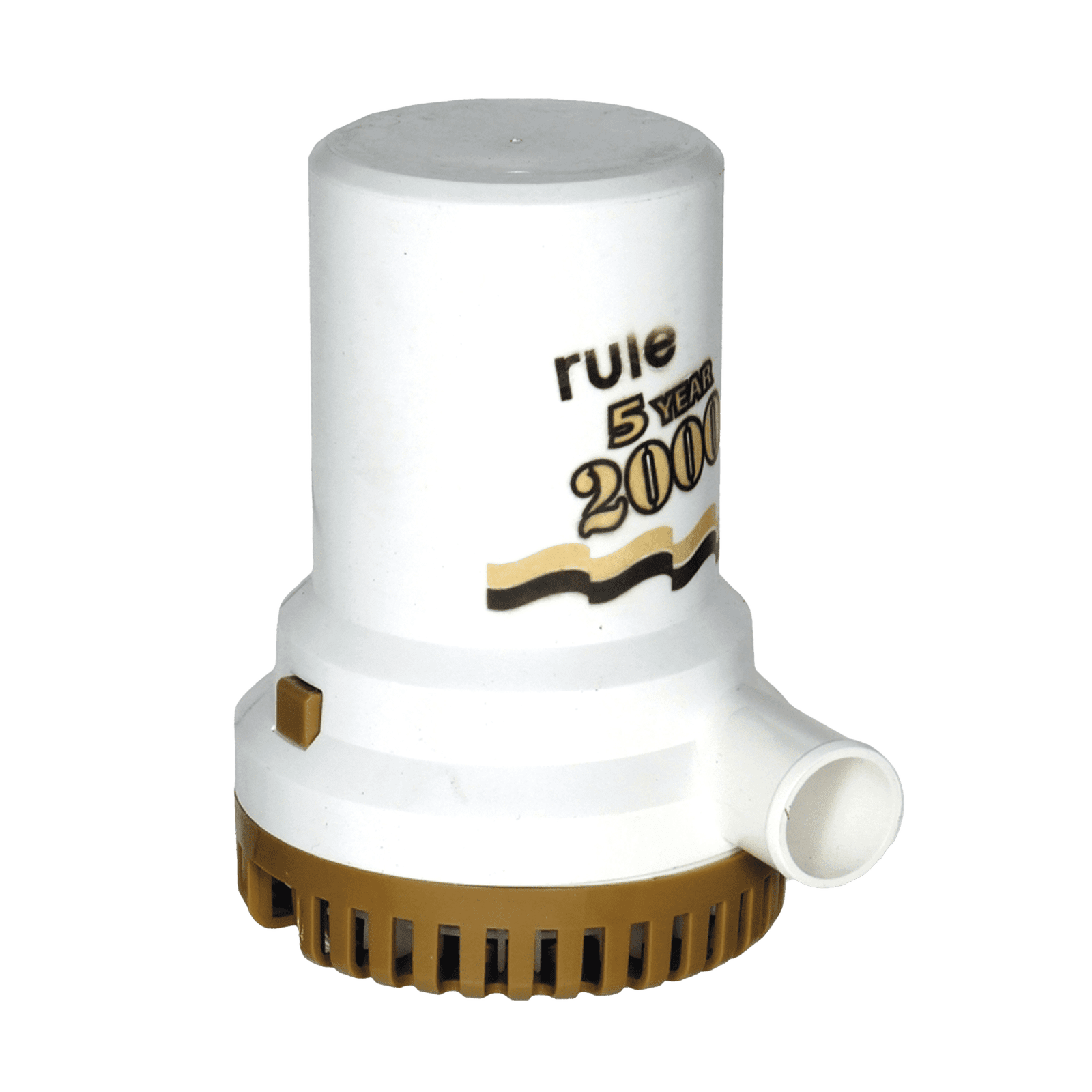 Bomba sumergible de achique serie gold de 2000 galones por hora a 12 Volts de corriente directa. 09 - RULE