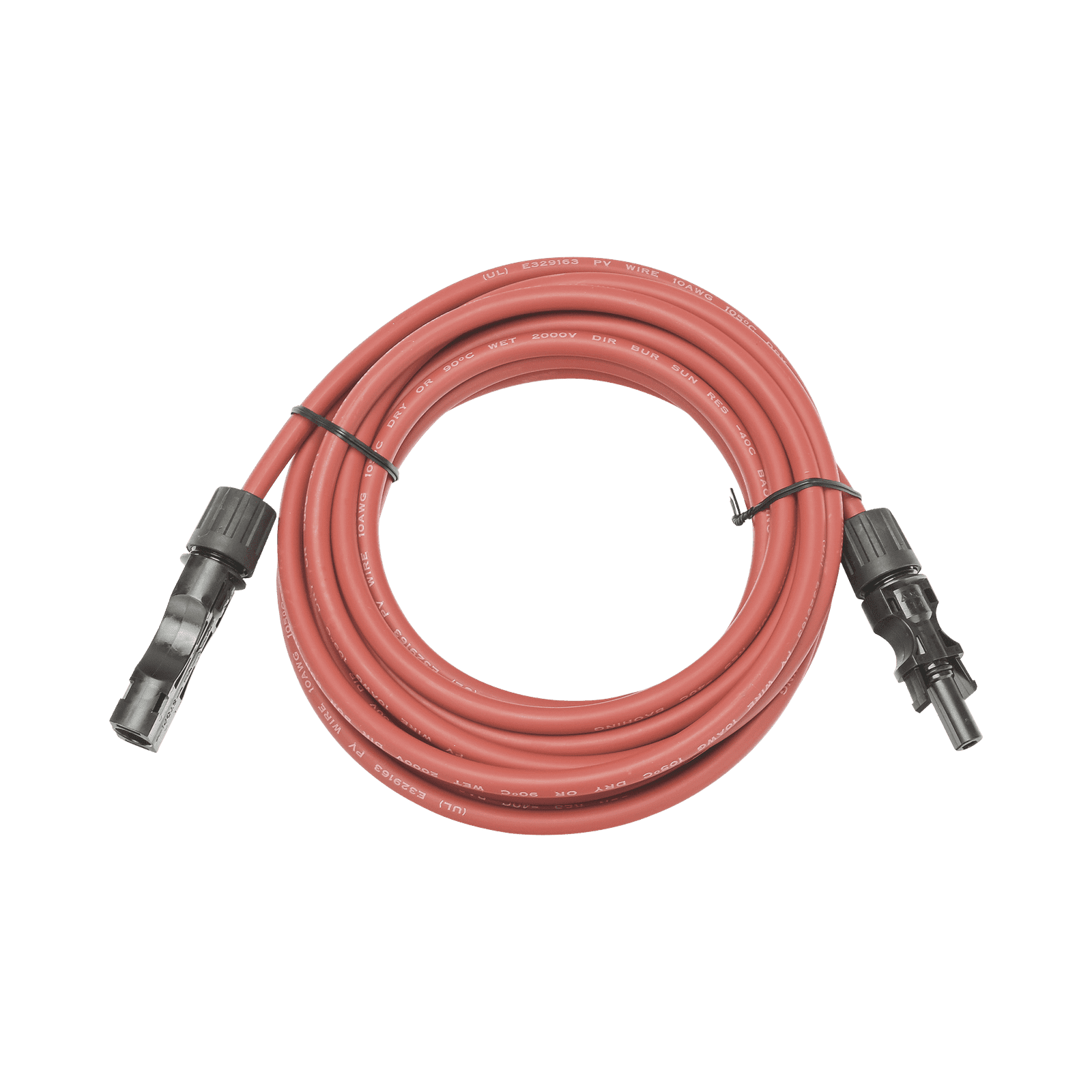Cable Fotovoltaico, 2.5 m, Rojo, Calibre 10 AWG con Terminal MC4-M en Ambos Extremos CBLMC42P5MREDV2 - EPCOM POWERLINE