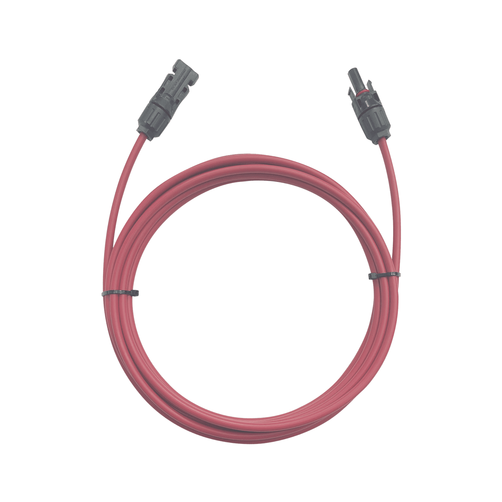 Cable Fotovoltaico / 1 metro / Color Rojo / Calibre 10 AWG / Terminal MC4-Macho y Hembra en  ambos extremos CFMC41MRED - EPCOM POWERLINE