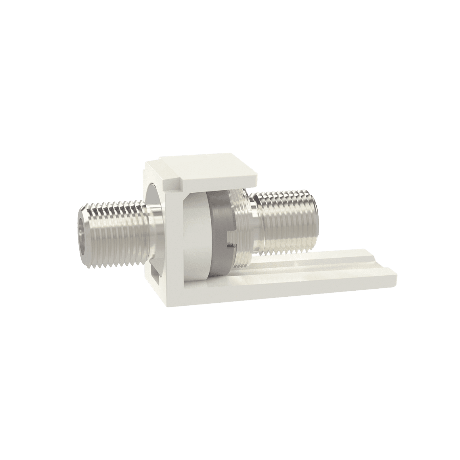 Módulo Acoplador Coaxial Tipo F, Mini-Com, de 75 Ohms, 3.0 GHz, Color Blanco CMFWH - PANDUIT