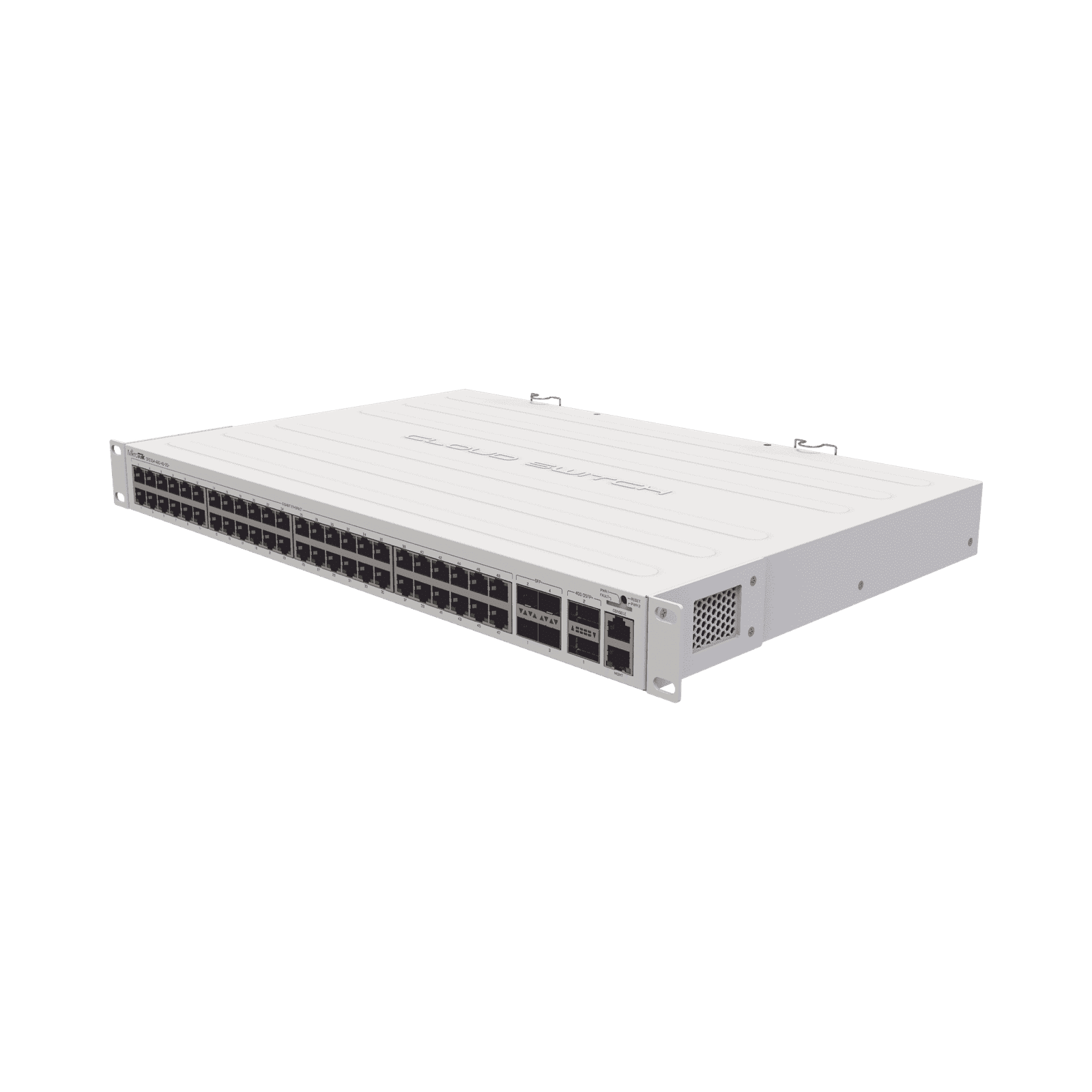 (CRS354-48G-4S+2Q+RM) Cloud Router Switch 48 puertos Gigabit Ethernet, 4 puertos SFP+ 10G, 2 puertos QSFP+ 40G, Montaje en Rack CRS354-48G-4S+2Q+RM 177929 - MIKROTIK