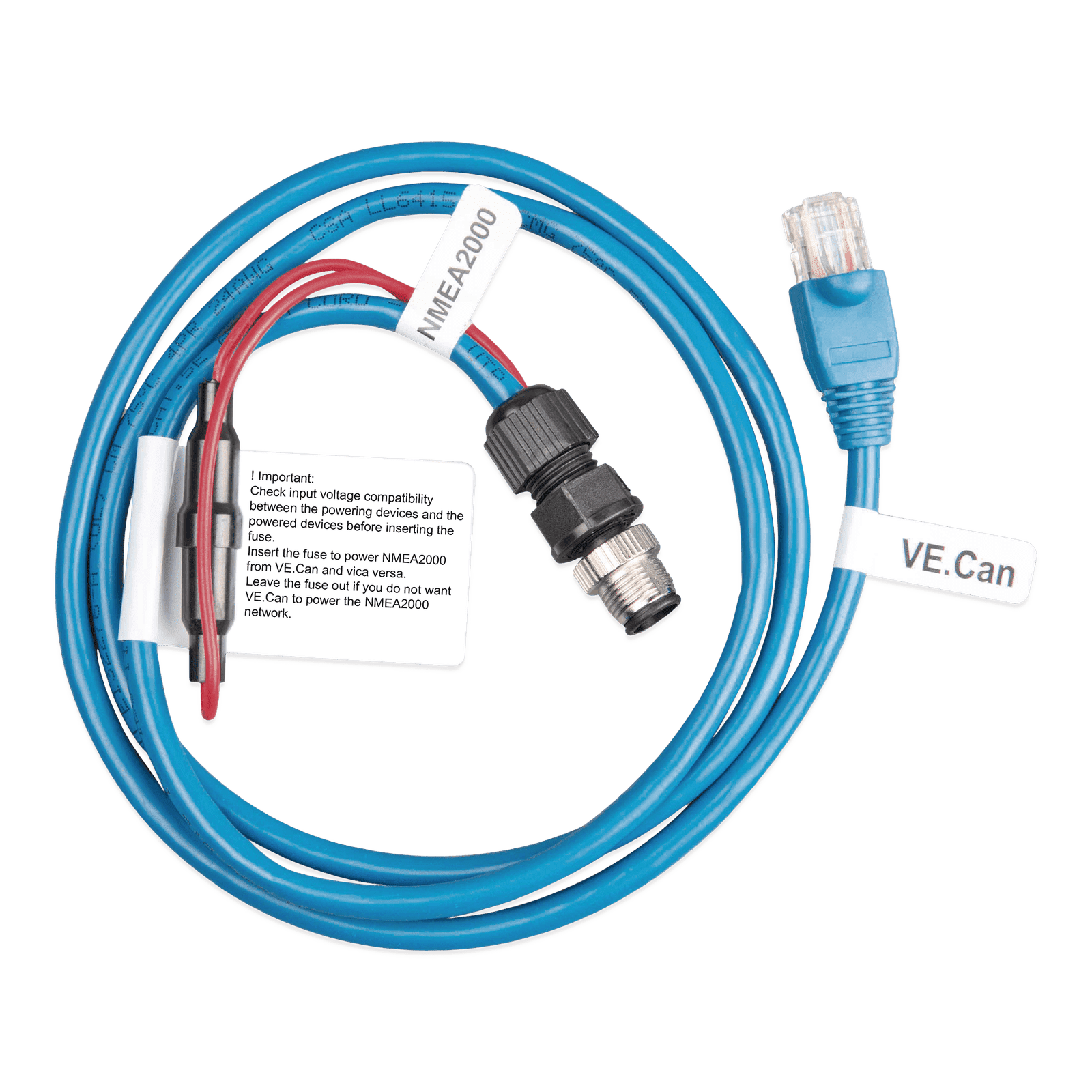Cable Micro- C VE.Can a NMEA 2000 para Comunicación entre Equipos Victron y Rede NMEA 2000 VE.CAN/NMEA2000 - VICTRON ENERGY