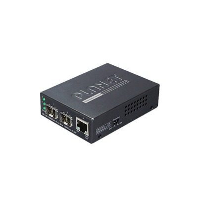 Convertidor de Medios con Doble Puerto SFP 1000BASE-FX/SX/LX y Puerto Ethernet 1000Base-T GT-1205A - PLANET