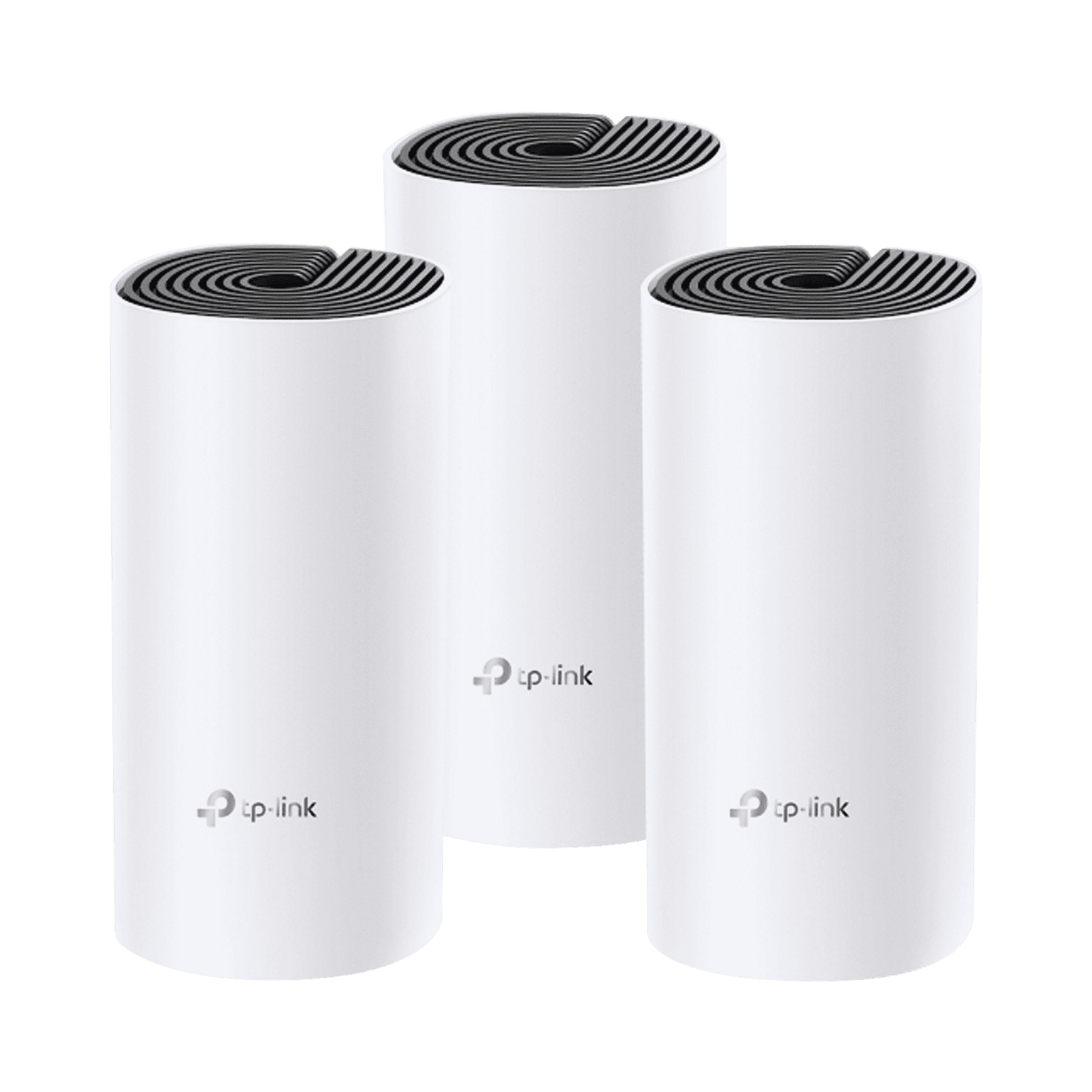 KIT 3 Routers Inalámbricos MESH Interior para Hogar / Doble Banda Wi-Fi 5 AC1200 Mbps / 2 Puerto Gigabit WAN/LAN / 2 Antenas Internas / Administración Mediante la App Deco (iOS, Android) DECOM4-3PACK - TP-LINK