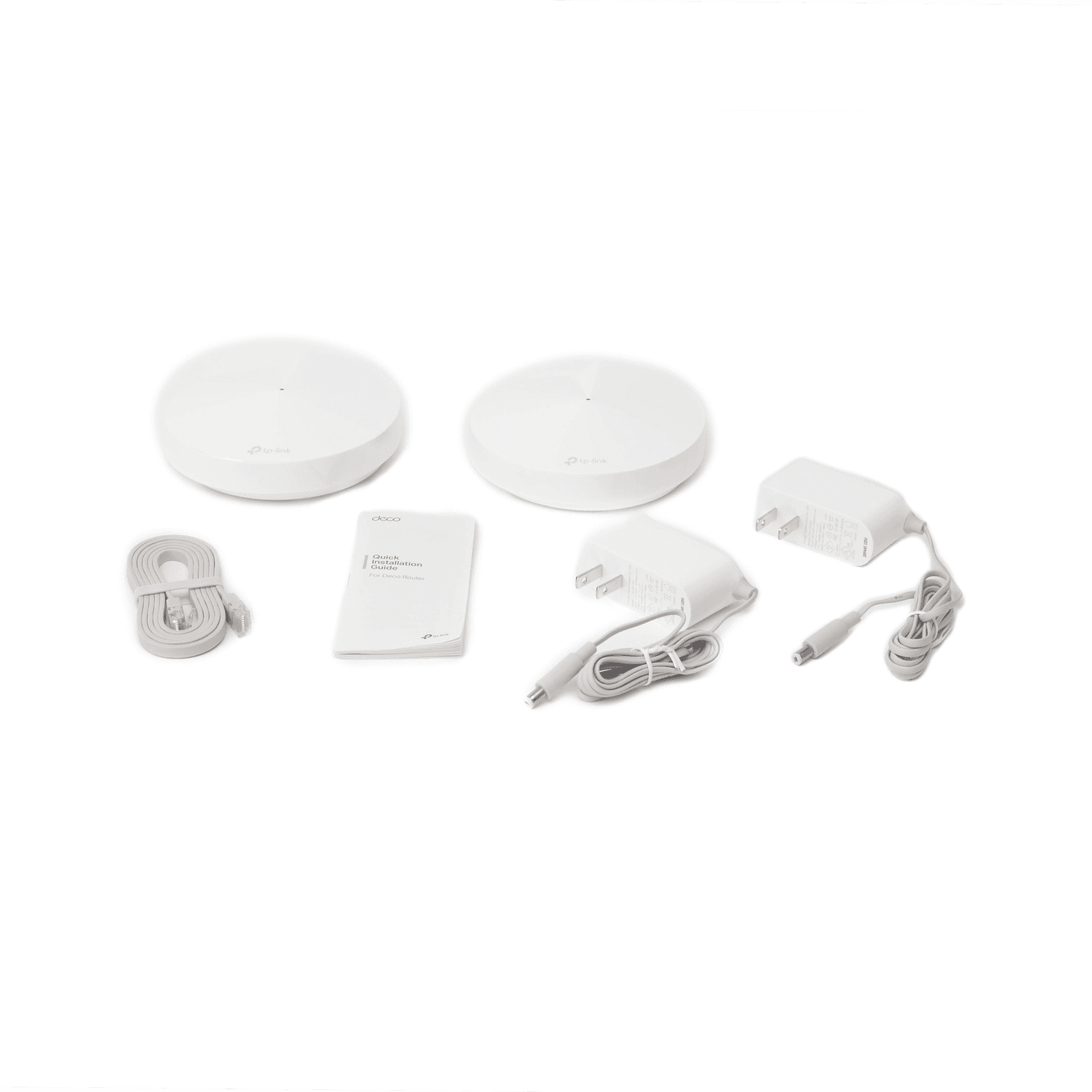 Kit 2 Routers Inalámbricos MESH Interior para Hogar / Doble Banda Wi-Fi 5 AC1300 Mbps / 2 Puerto Gigabit WAN/LAN / 4 Antenas Internas / Administración Mediante la App Deco (iOS, Android) / Protección HomeCare DECOM5-2PACK - TP-LINK