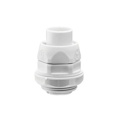 Conector (Racor) de tubería flexible a caja, PVC Auto-Extinguible de 32 mm, IP55 DX-54-032 - GEWISS