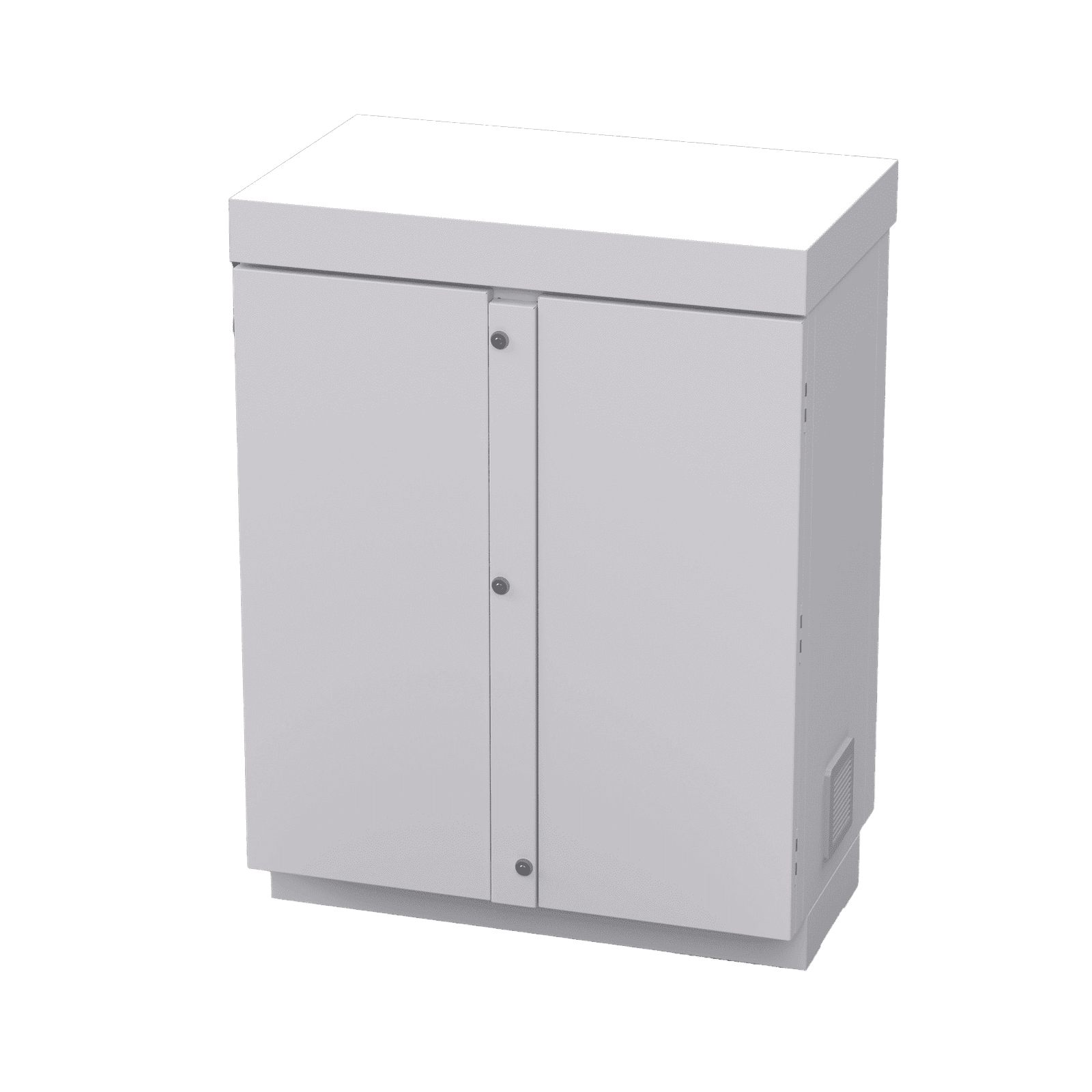 Gabinete de Lámina Galvanizada para  Baterías (Hasta 12 Baterías PL110D12) y Equipo de Comunicación. EFCB091206W - EPCOM INDUSTRIAL