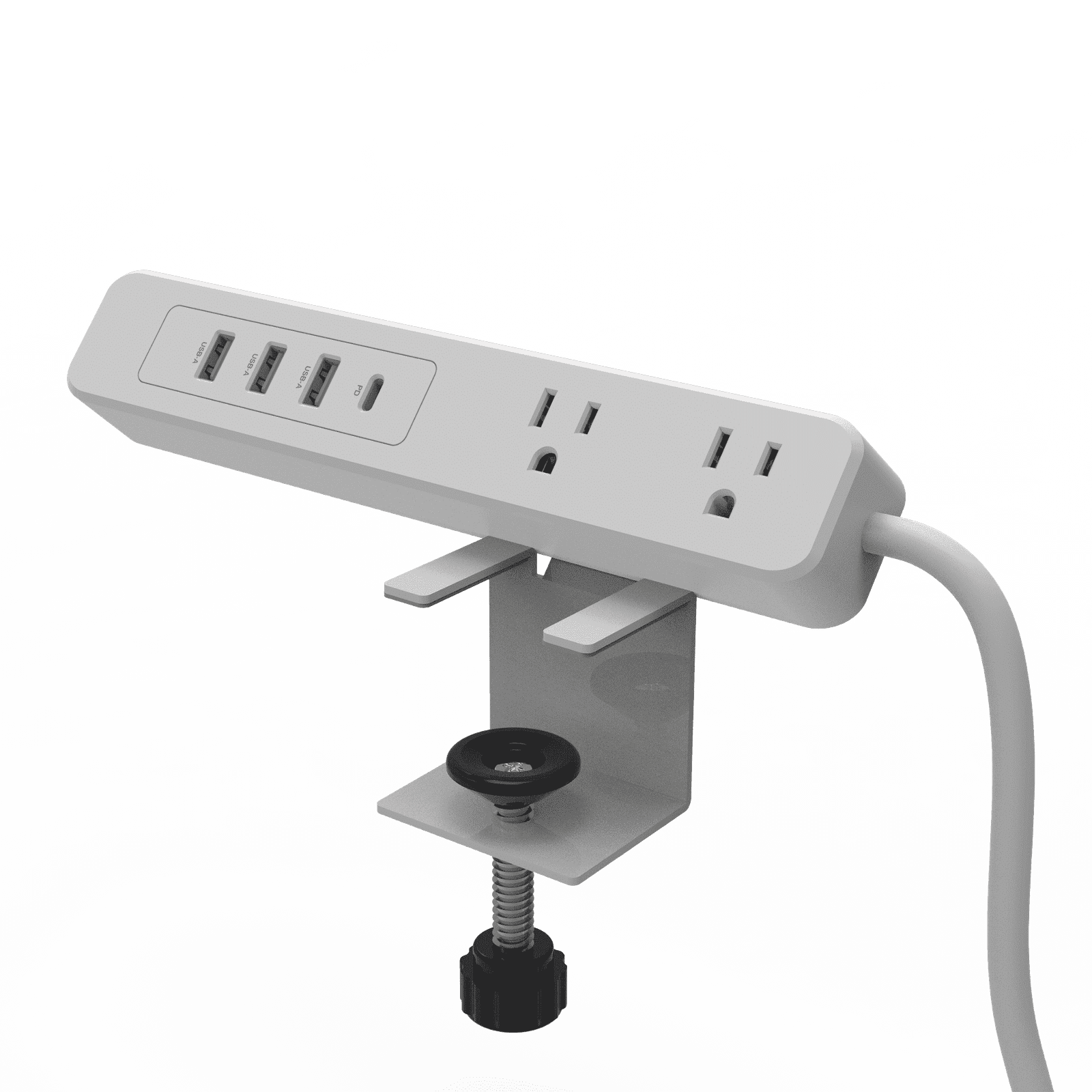 Multicontacto con Cargador Rápido y Montaje para Escritorio EPLCLAMPOW - EPCOM POWERLINE