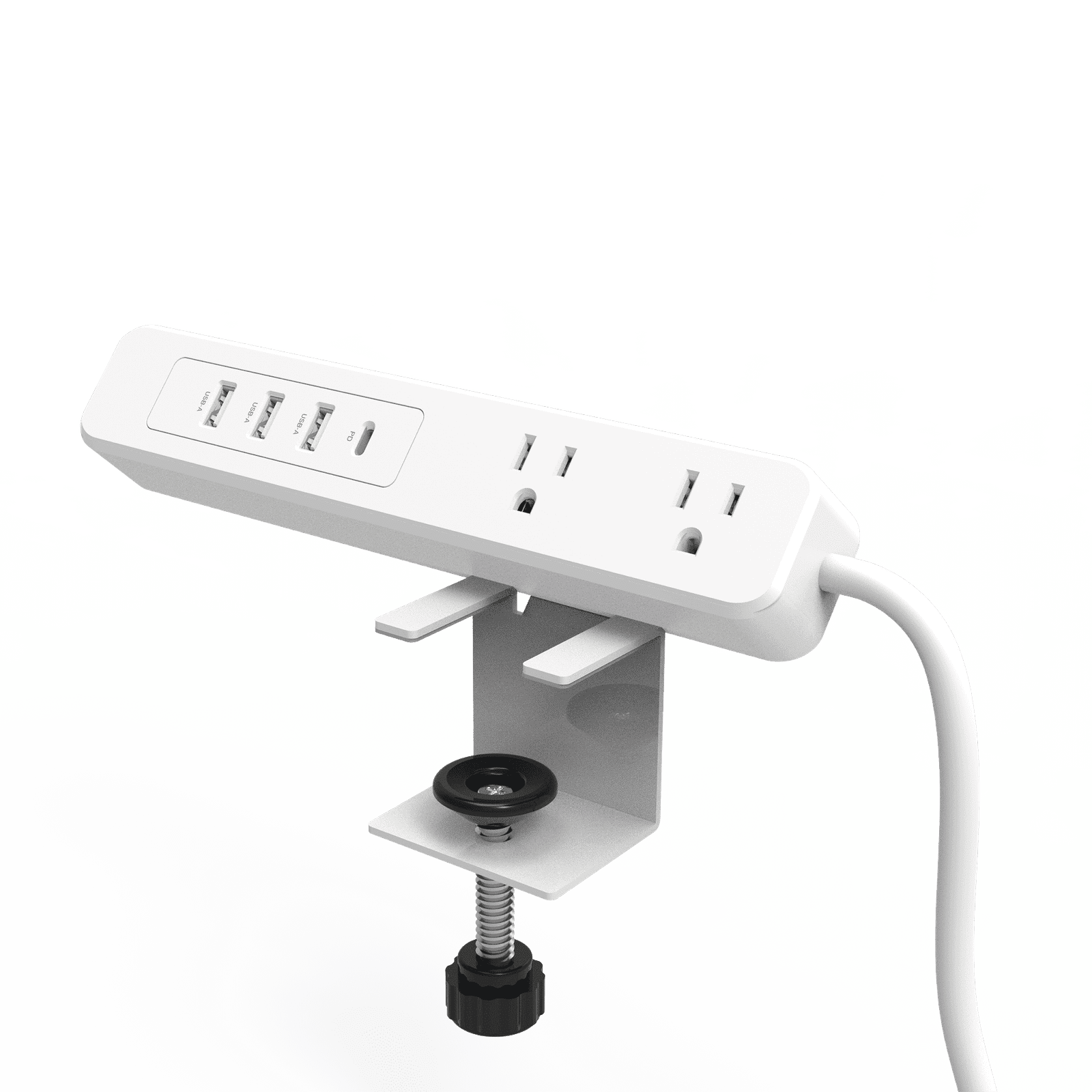 Multicontacto con Cargador Rápido y Montaje para Escritorio EPLCLAMPOW - EPCOM POWERLINE