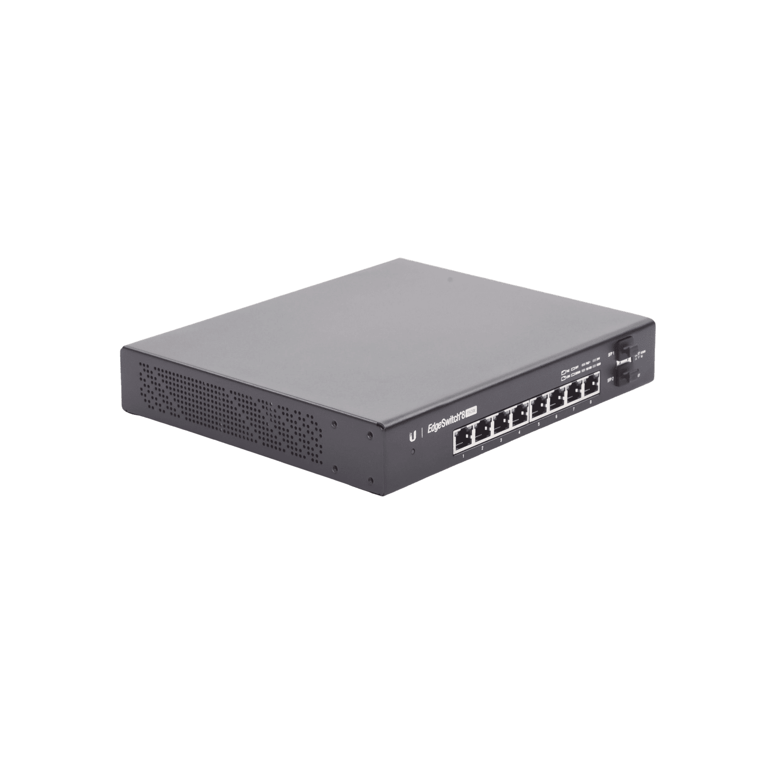 Switch EdgeMAX Administrable de 8 Puertos Gigabit con PoE+/PoE Pasivo 24V + 2 Puertos SFP, 150 W ES-8-150W - UBIQUITI NETWORKS