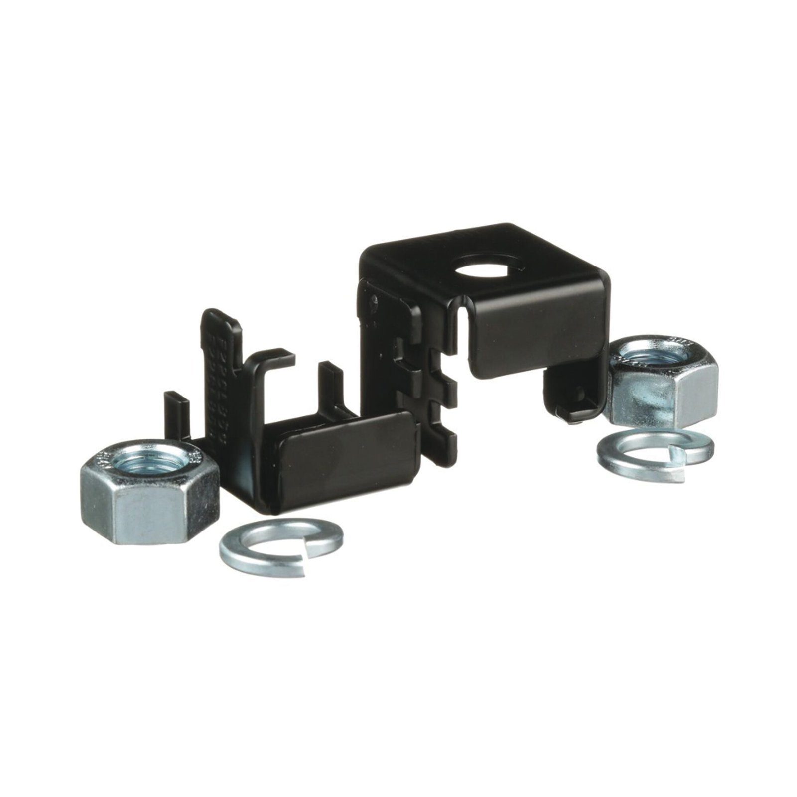 Soporte para Montaje en Charola Tipo Escalerilla, Compatible con Rieles de 9.5 x 38.1 mm o 9.5 x 50.8 mm, Uso Con Varilla Roscada de 5/8″, Color Negro F2PCLB58 - PANDUIT