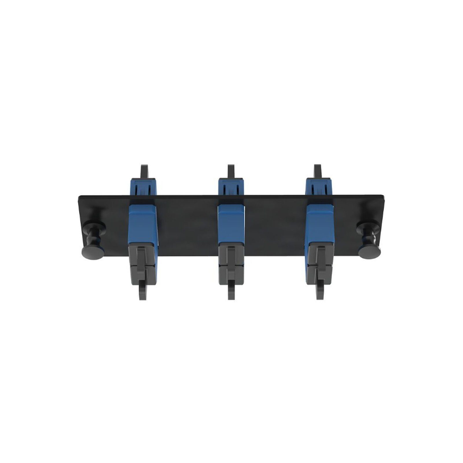 Placa Acopladora de Fibra Optica FAP, Con 3 Conectores SC Duplex (6 Fibras), Para Fibra Monomodo OS1/OS2, Color Azul FAP3WBUDSCZ - PANDUIT