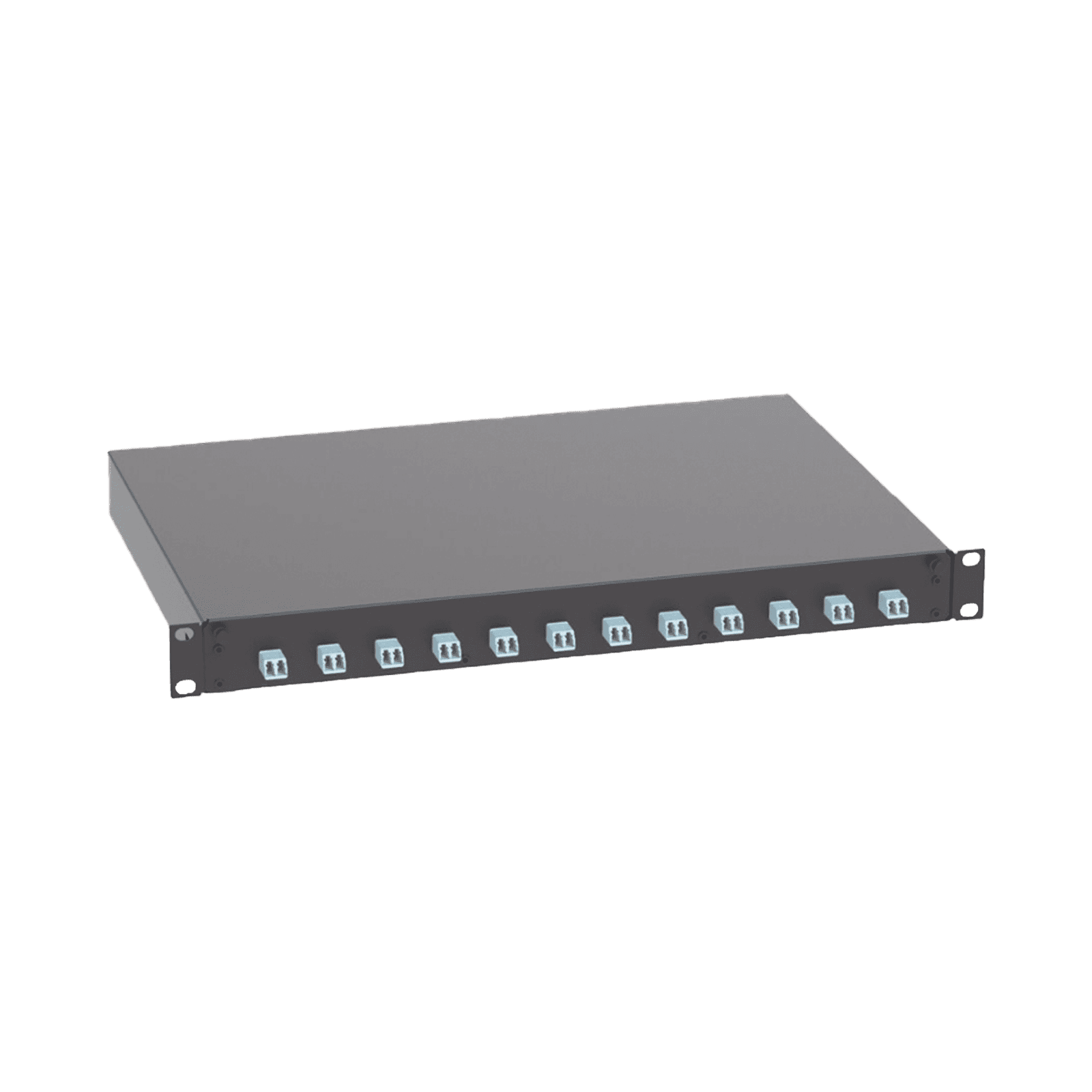 Panel de Distribuidor de Fibra Óptica, Con 12 Conectores LC Duplex (24 Fibras), Para Fibra Multimodo OM3/OM4, 1 UR FD1W12AQDLCZ - PANDUIT