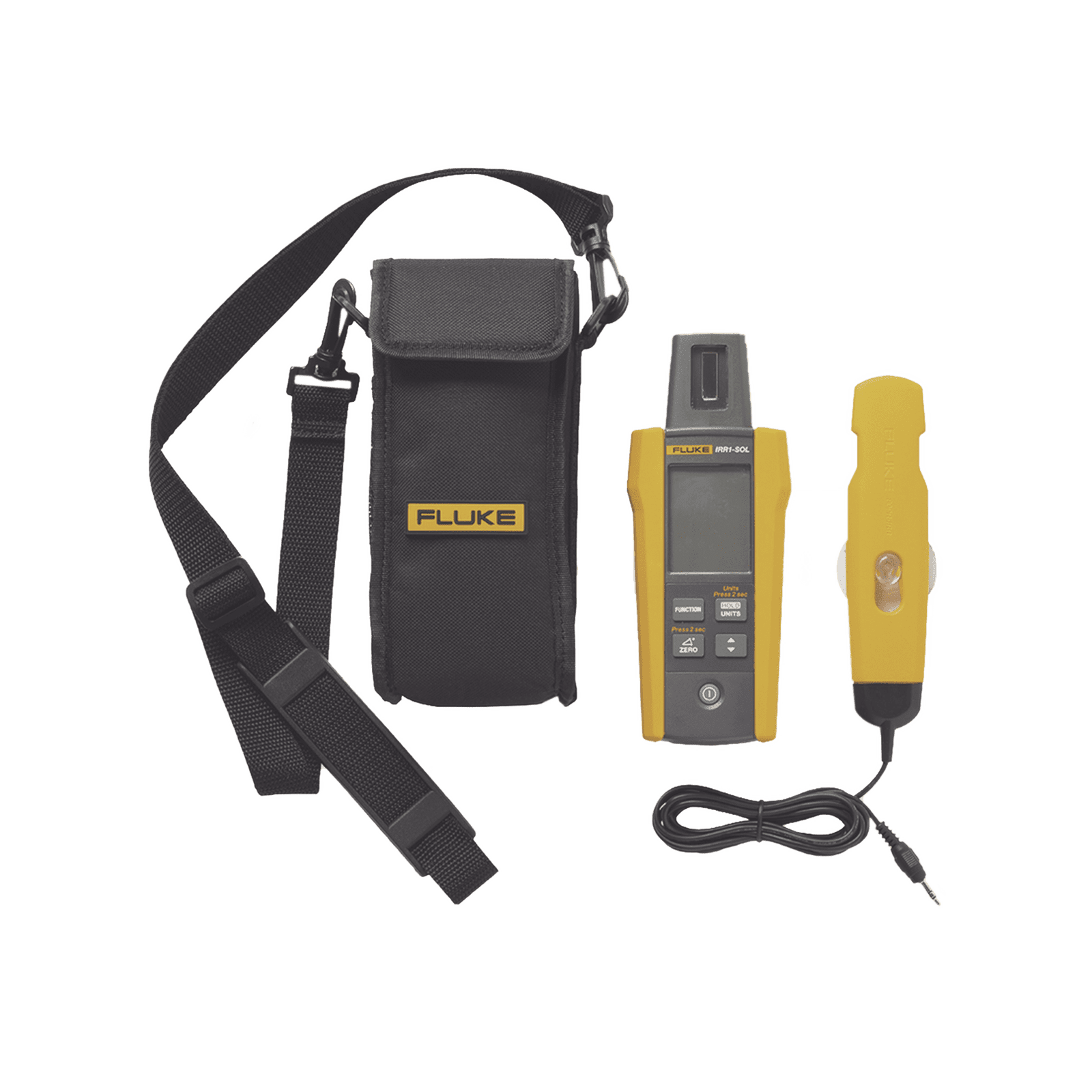 Medidor de Radiación Solar para Instalación, Mantenimiento y Generación de Informes de Paneles Solares o Sistemas Fotovoltaicos, Medida instantánea de hasta 1400 W/m² FLK-IRR1-SOL - FLUKE