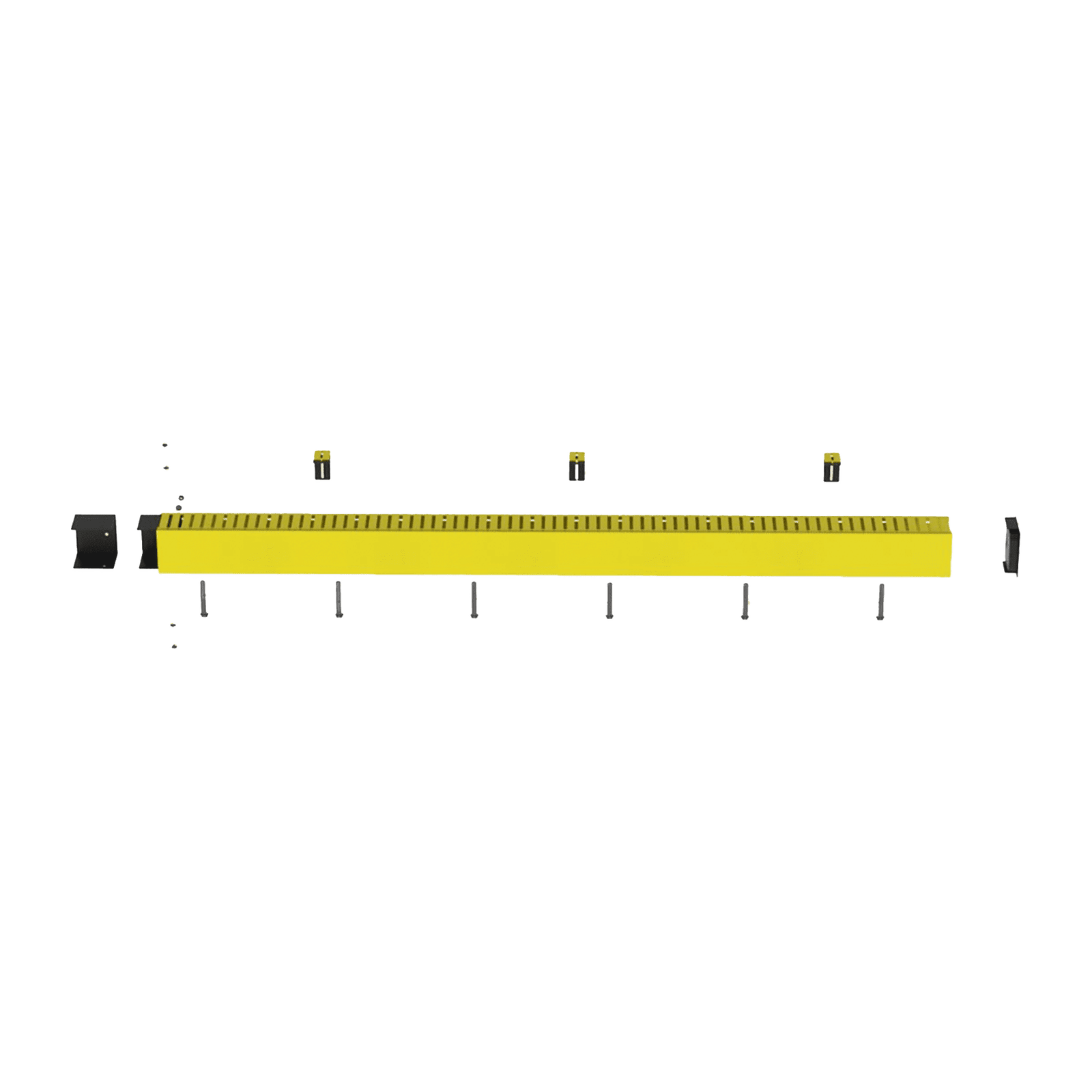 Kit de Administrador de Cables Vertical FiberRunner 4X4, Incluye Soportes de Montaje y Accesorios, Color Amarillo FRHD4KTYL - PANDUIT