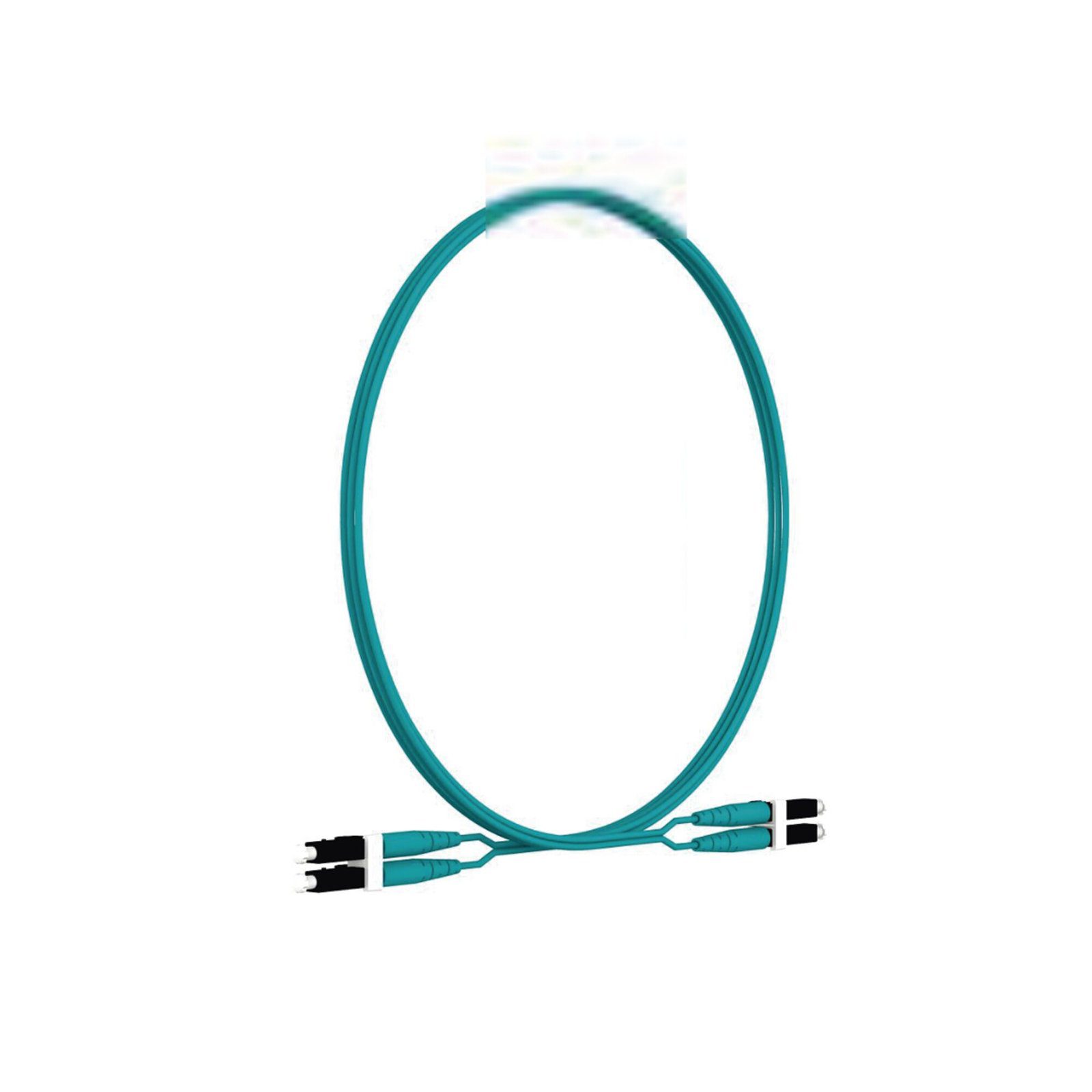 Jumper de Fibra Optica Multimodo 50/125 OM4, LC-LC Duplex, LSZH, Color Aqua, 2 Metros FZ2ELLNLNSNM002 - PANDUIT