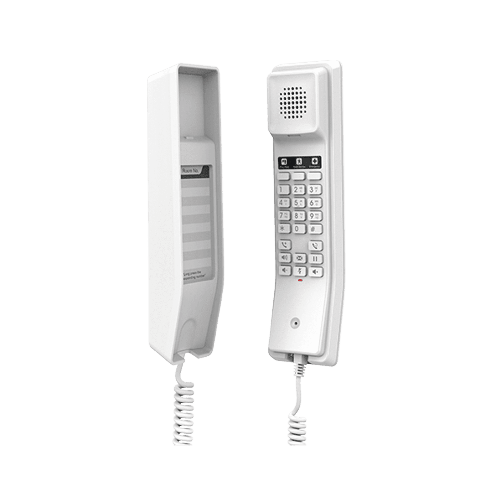 Teléfono IP Hotelero Wi-Fi, 2 líneas SIP con 2 cuentas, codec Opus, IPV4/IPV6, color blanco, con gestión en la nube GDMS GHP610W 214719 - Grandstream
