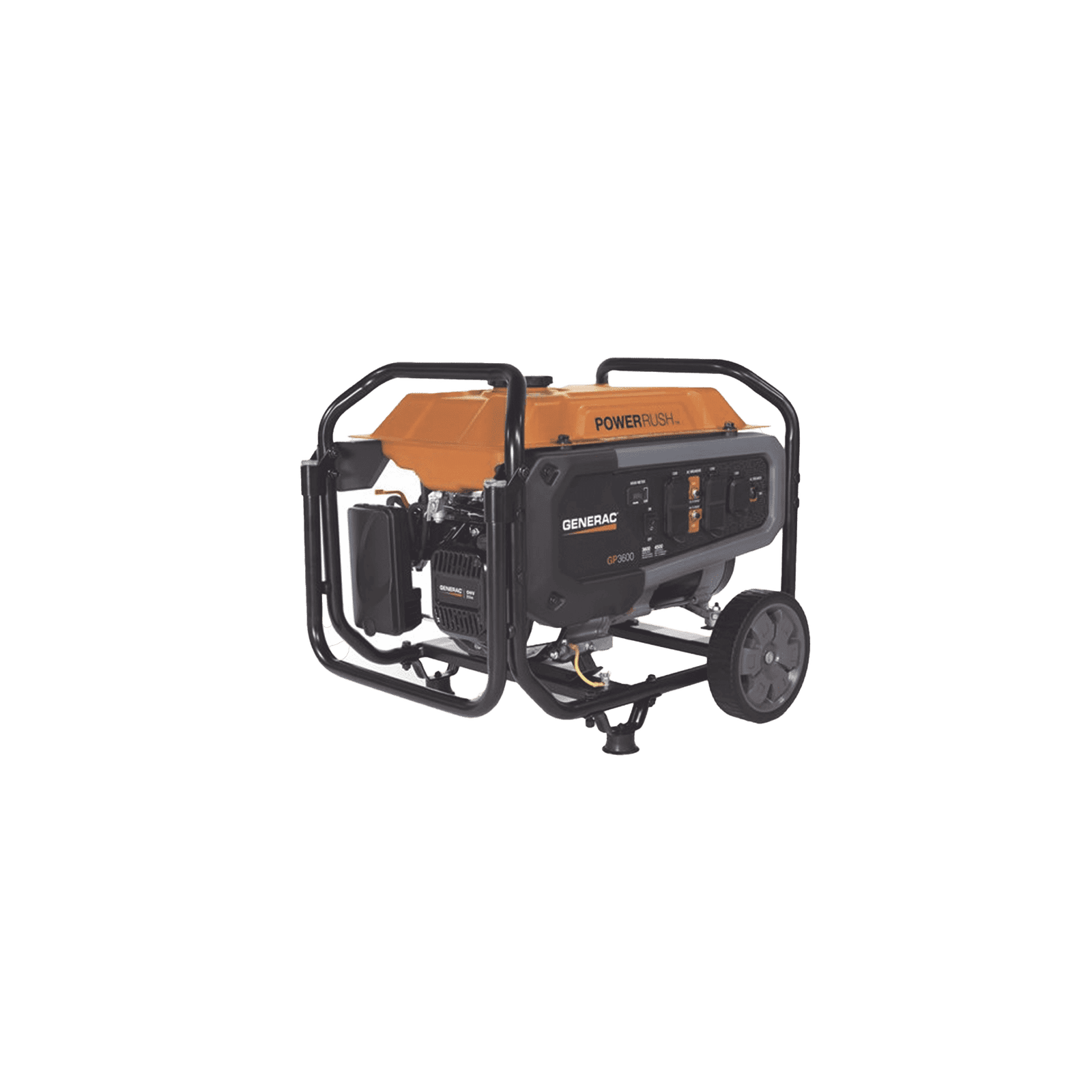 Generador Inversor Portátil a Gasolina, 3.6 kW, Arranque Manual GP3600 - GENERAC