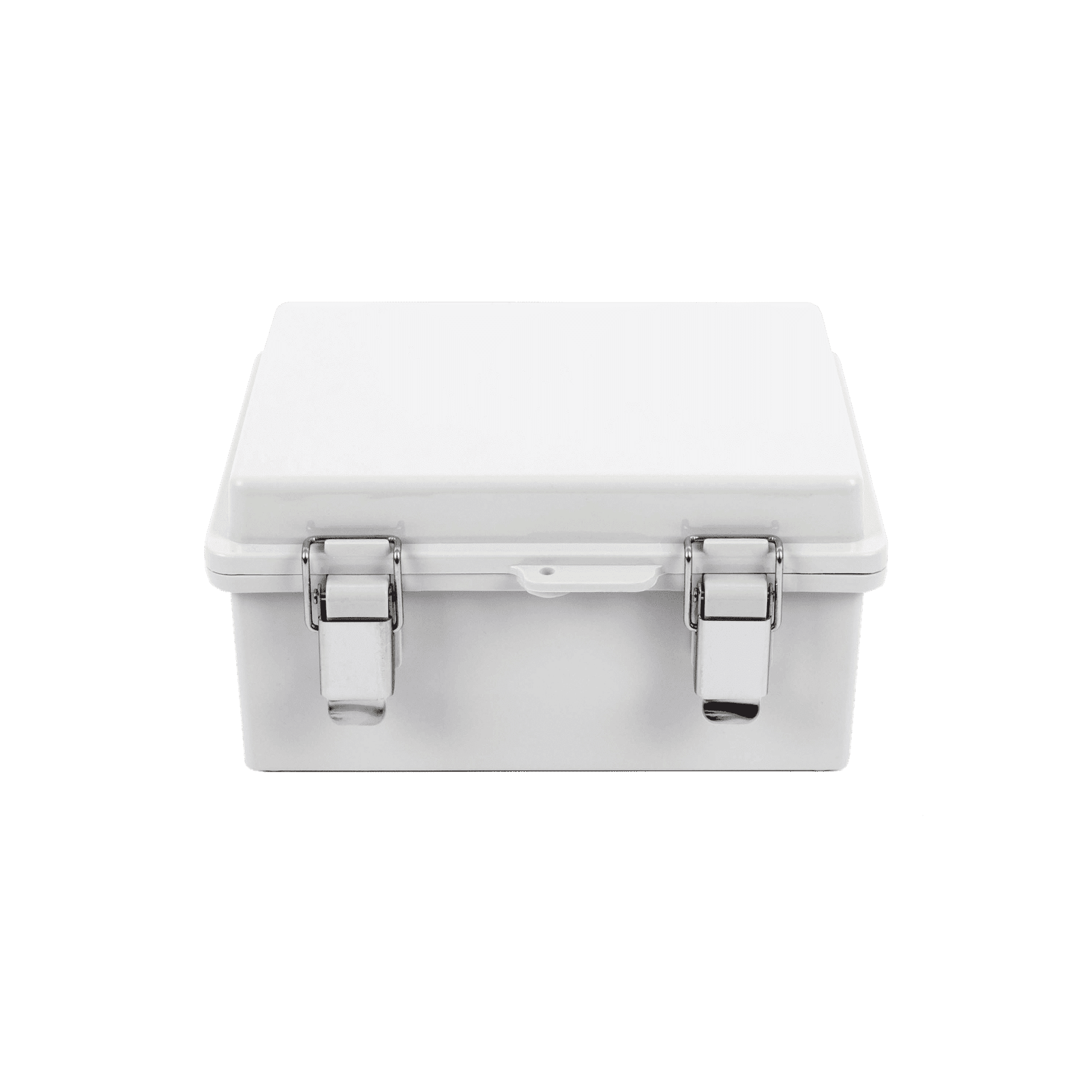 Gabinete de Plástico ABS, Uso en Intemperie IP66 (170 x 220 x 110 mm) Cierre por broche Inoxidable. PST-1722-11E - PRECISION