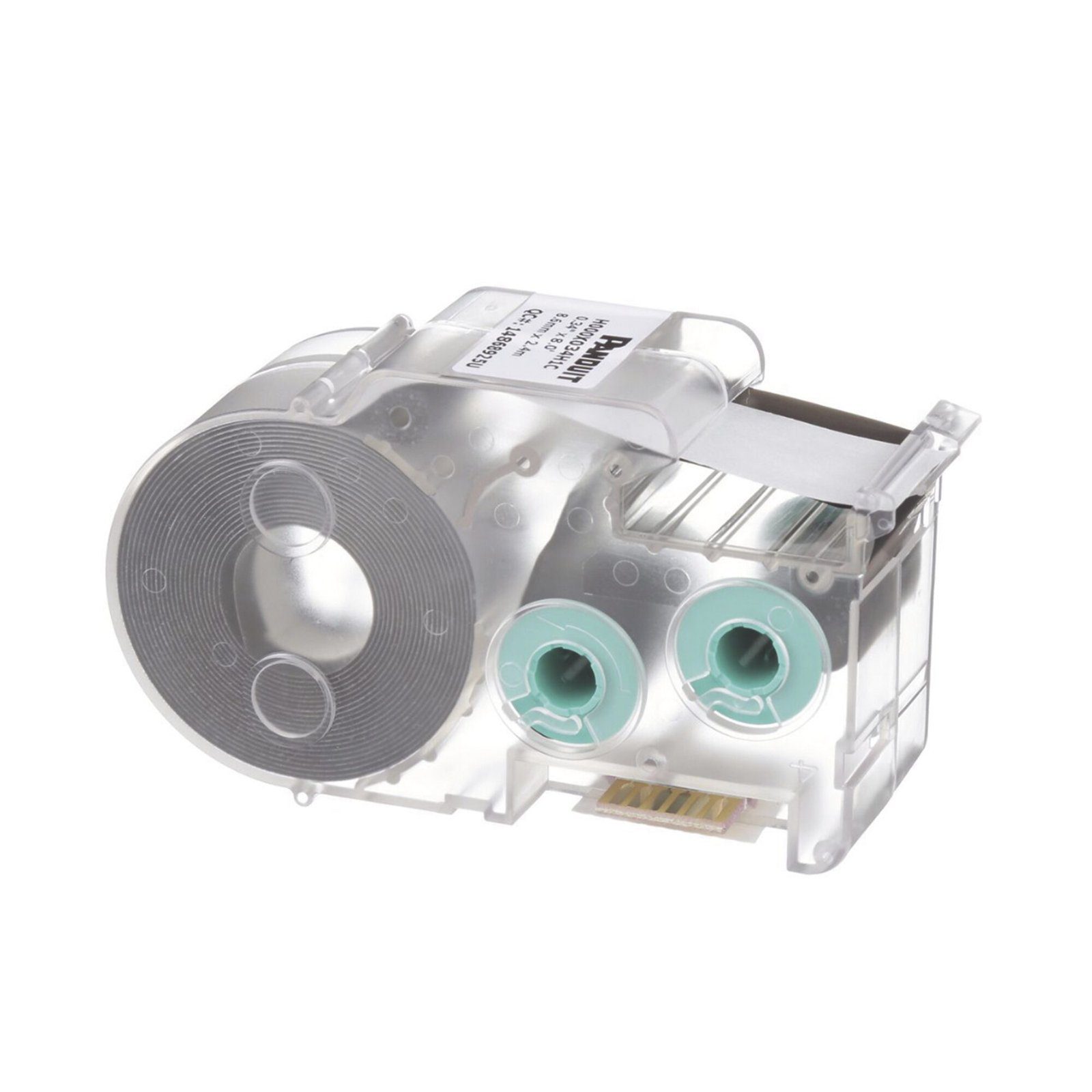 Casete de Etiquetas de Poliolefina de Cinta Continua, Tubo Termocontráctil, 8.6 mm de Ancho, 2.4 m de largo, Para Cables de 1.5 a 4.8 mm (18-12 AWG) de Diámetro, Color Blanco H000X034H1C - PANDUIT