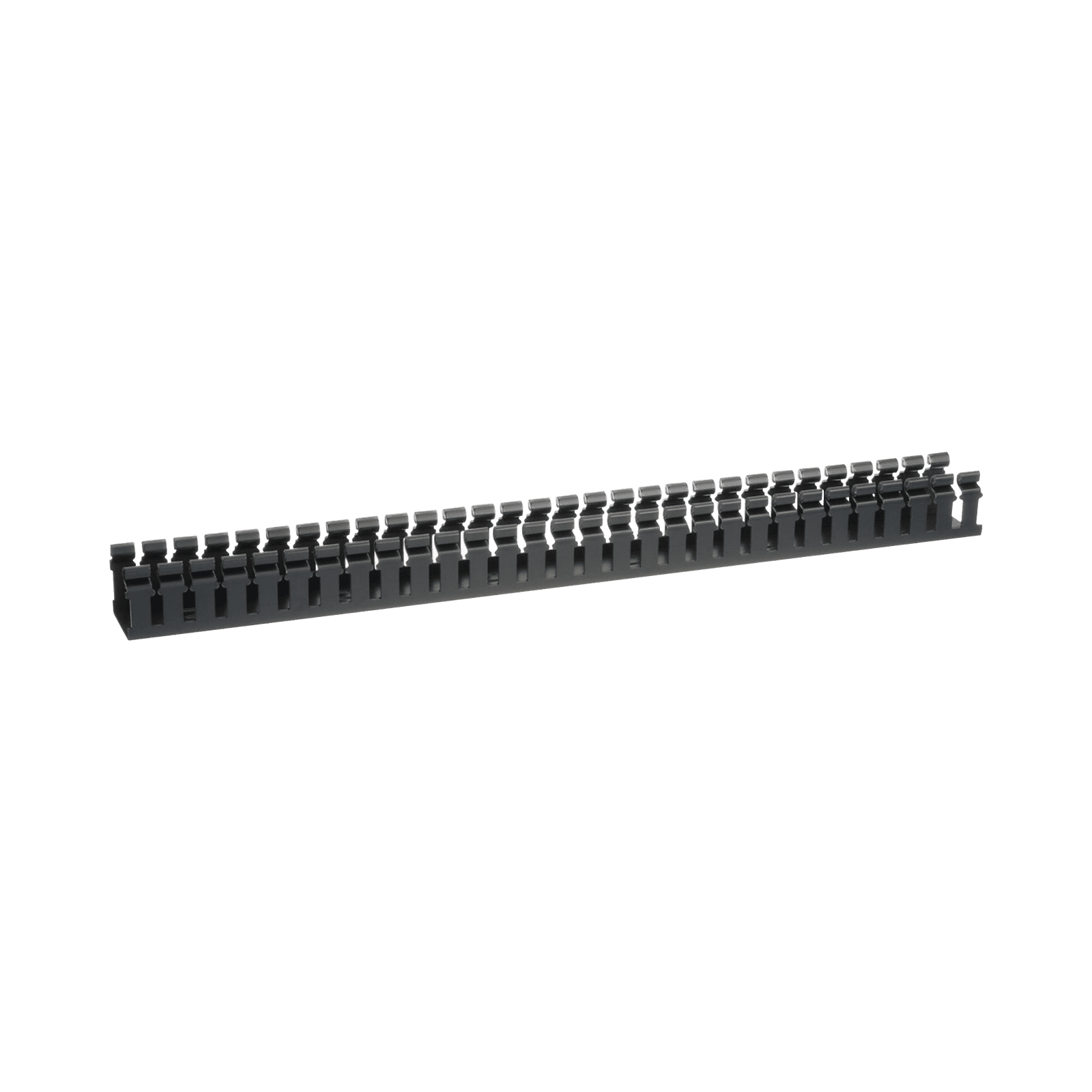 Canaleta Ranurada de PVC sin Tapa, Tipo H (Tapa Abisagrada), 55.1 mm de Ancho, 50.3 mm de Alto y 1828.8 mm de Largo, Color Negro H2X2BL6 - PANDUIT