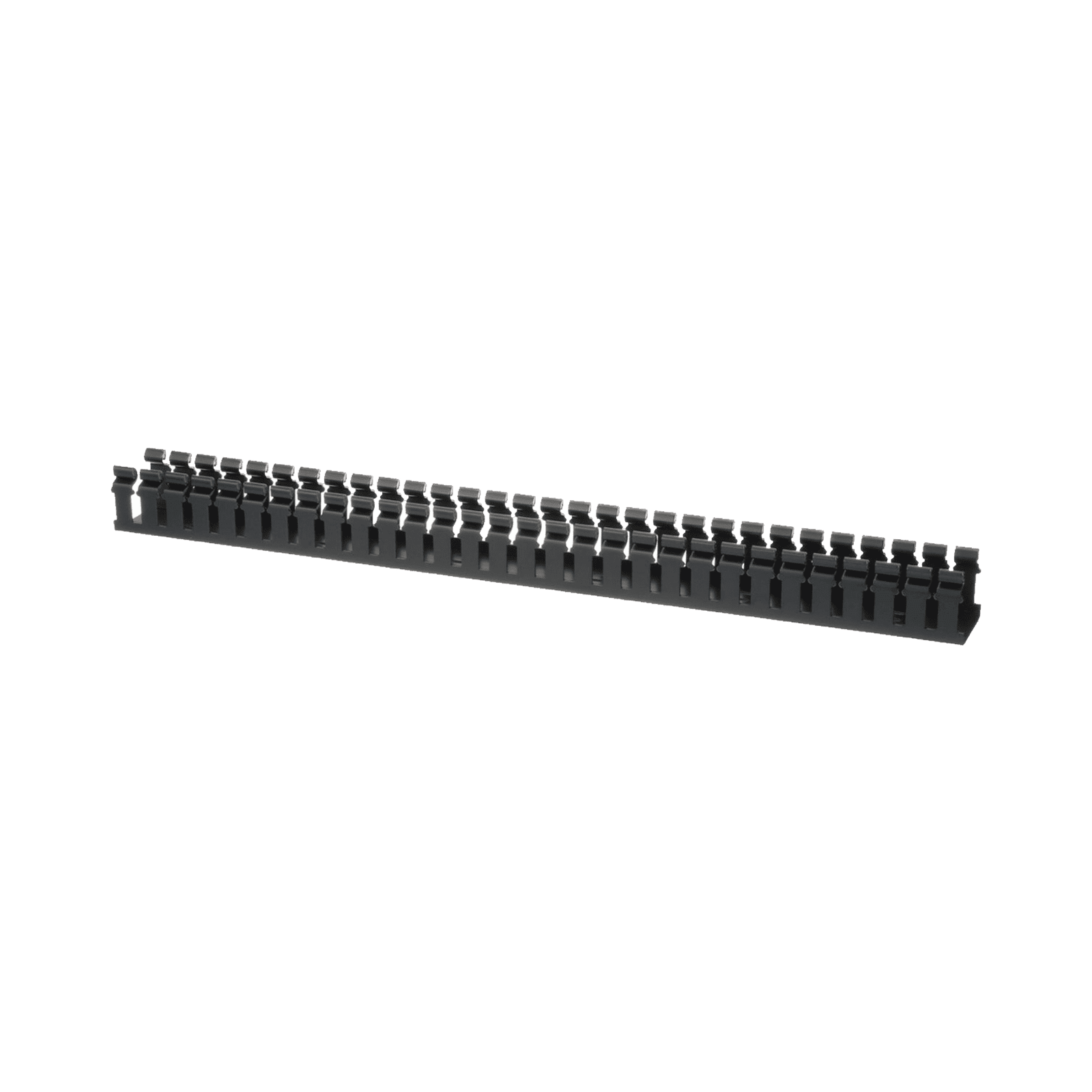 Canaleta Ranurada de PVC sin Tapa, Tipo H (Tapa Abisagrada), 55.1 mm de Ancho, 50.3 mm de Alto y 1828.8 mm de Largo, Color Negro H2X2BL6 - PANDUIT