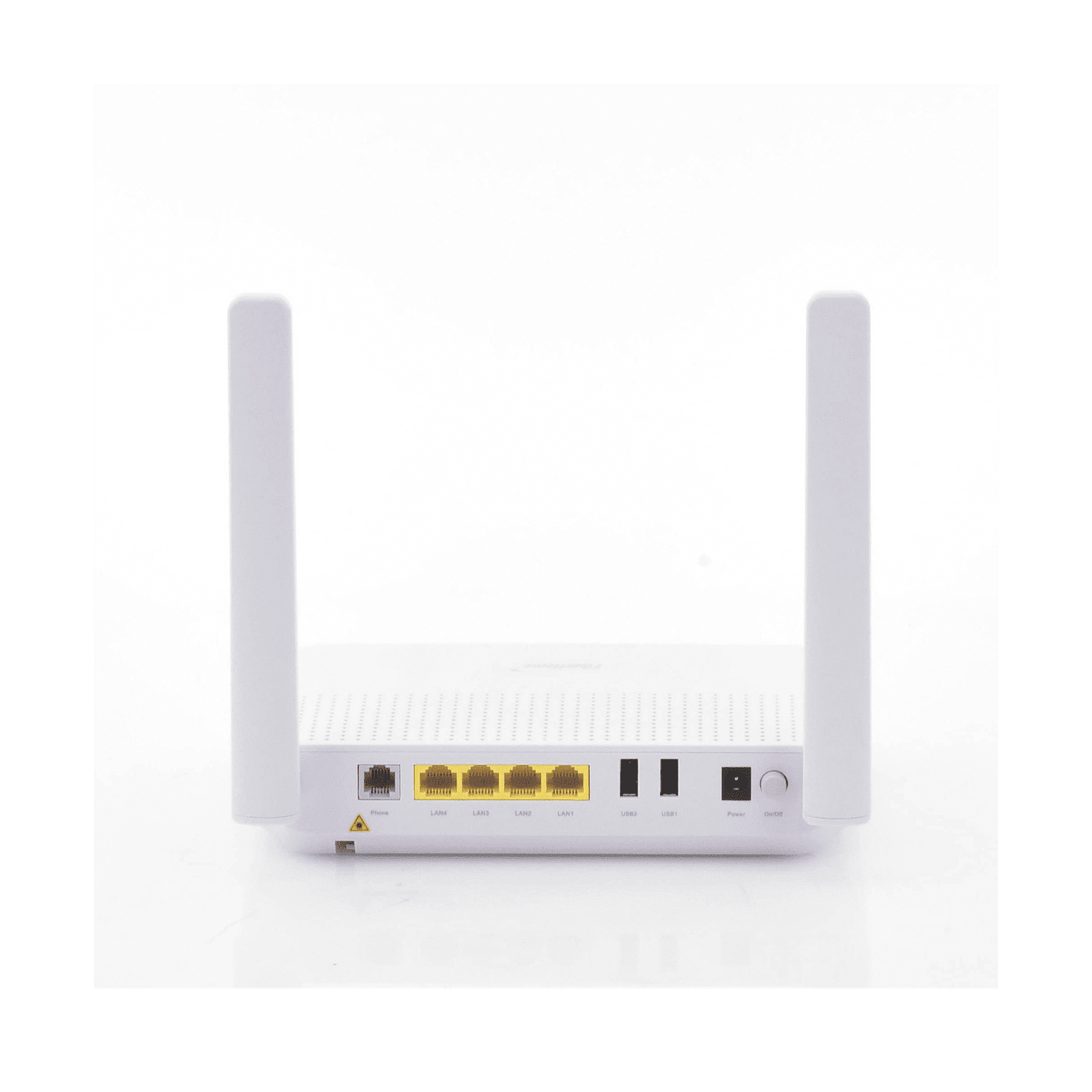 ONU GPON WiFi 6, 2.4/5 GHz, 4 puertos Gigabit + 1 POTS + 2 USB, conector SC/UPC HG6145F 207471 - FIBERHOME