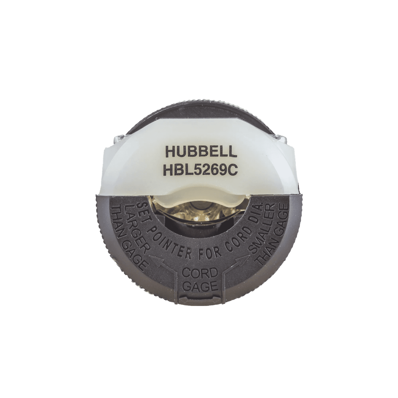 Conector Entrada Recta/ 15A 125V/ 2 Polos 3 Hilos/ Nema 5-15R/ Grado Industrial- Comercial. HUB-HBL-5269-C - HUBBELL