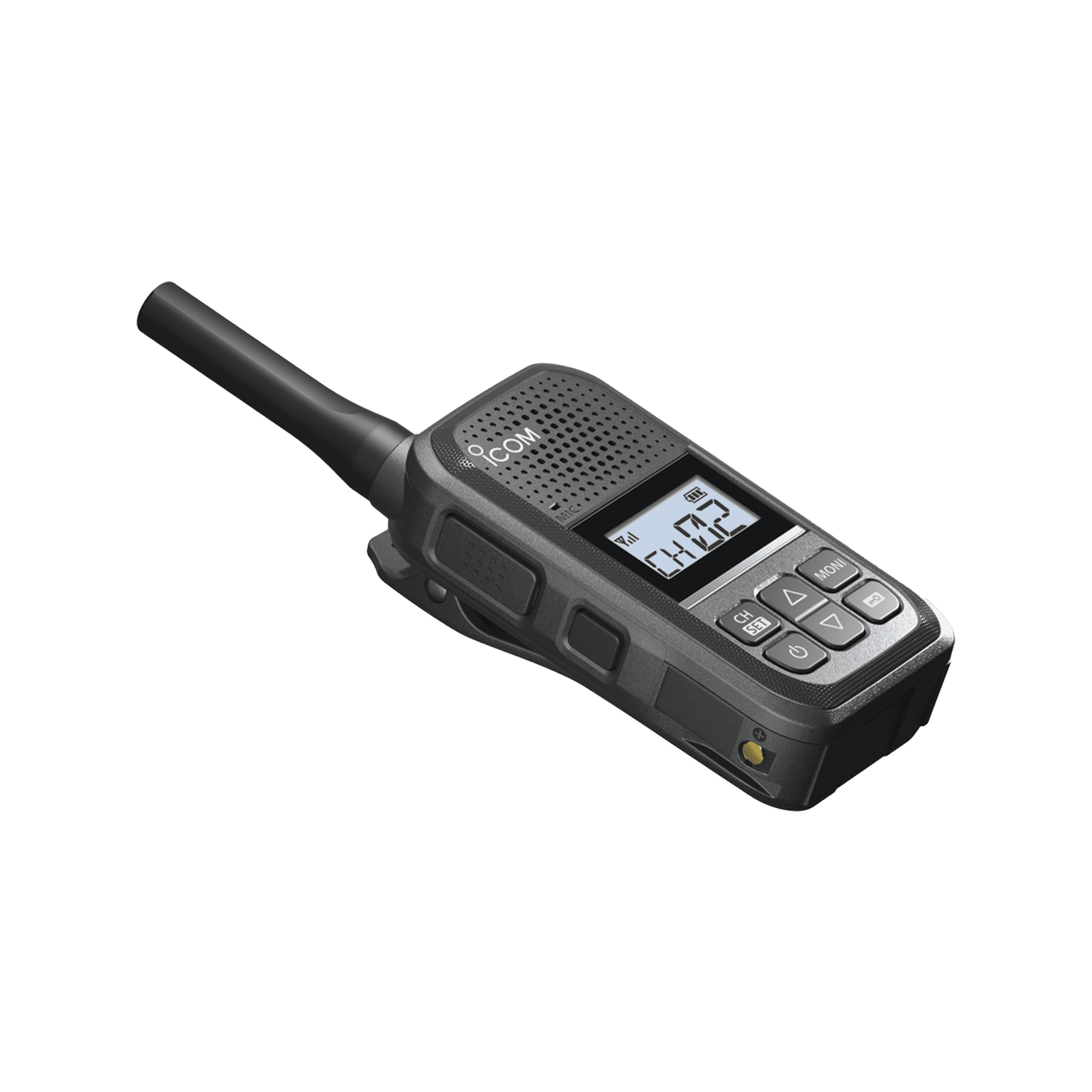 Radio Portátil Analógico, 2W, 16 Canales, 450-470 MHZ IC-F200 - ICOM