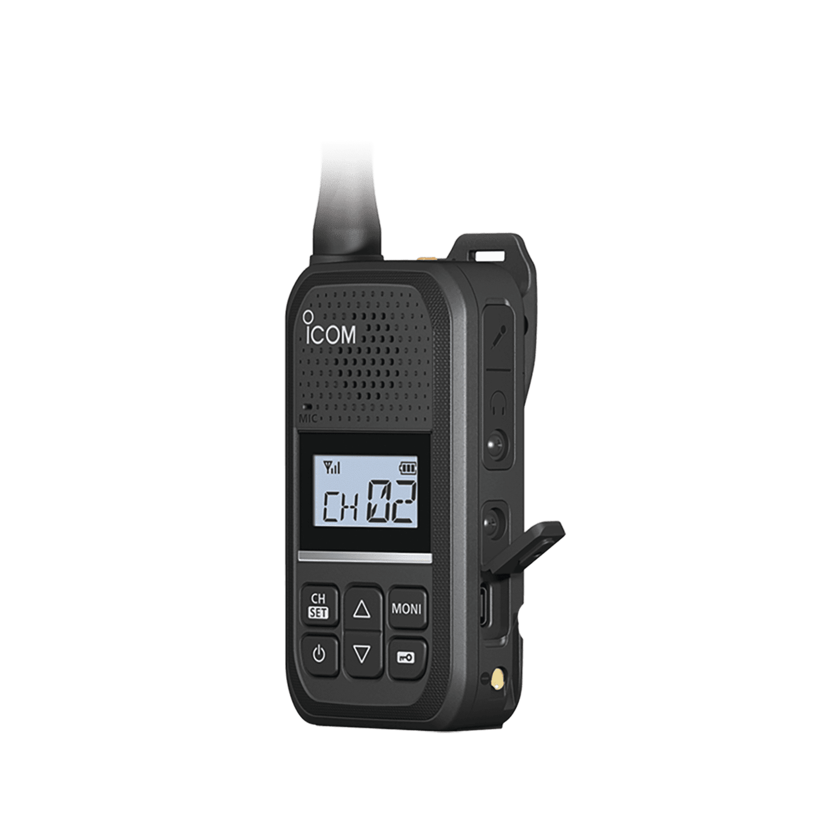 Radio Portátil Analógico, 2W, 16 Canales, 450-470 MHZ IC-F200 - ICOM