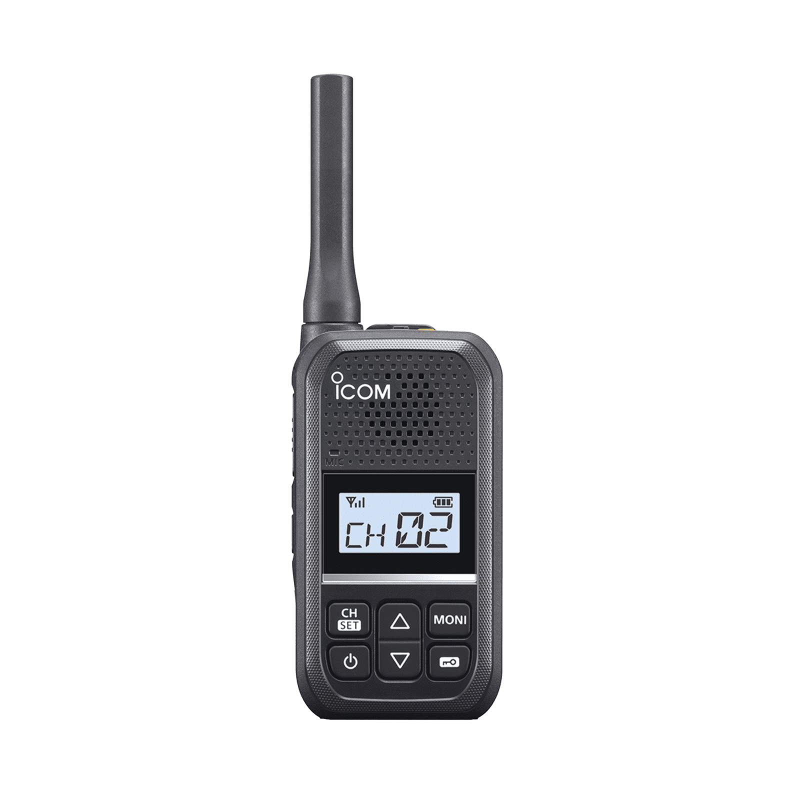 Radio Portátil Analógico, 2W, 16 Canales, 450-470 MHZ IC-F200 - ICOM