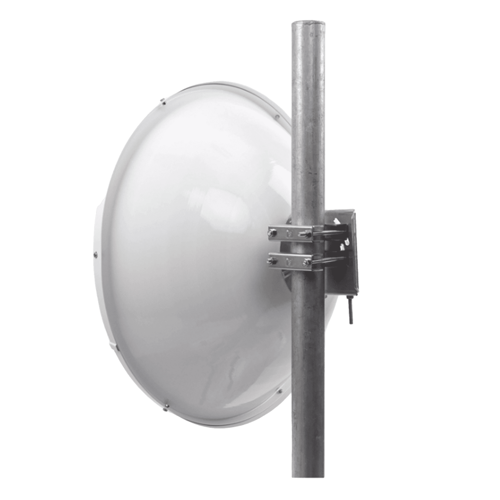 Antena Direccional de Alto Rendimiento/ Parábola profunda para mayor aislamiento al ruido / 29 dBi / 4.9 – 6.4 GHz / Conector de guía de onda para radios B5x y C5x / Fácil Montaje y Soporte de acero inoxidable / Radomo Incluido JRC29DMCB5X 221912 - JIROUS