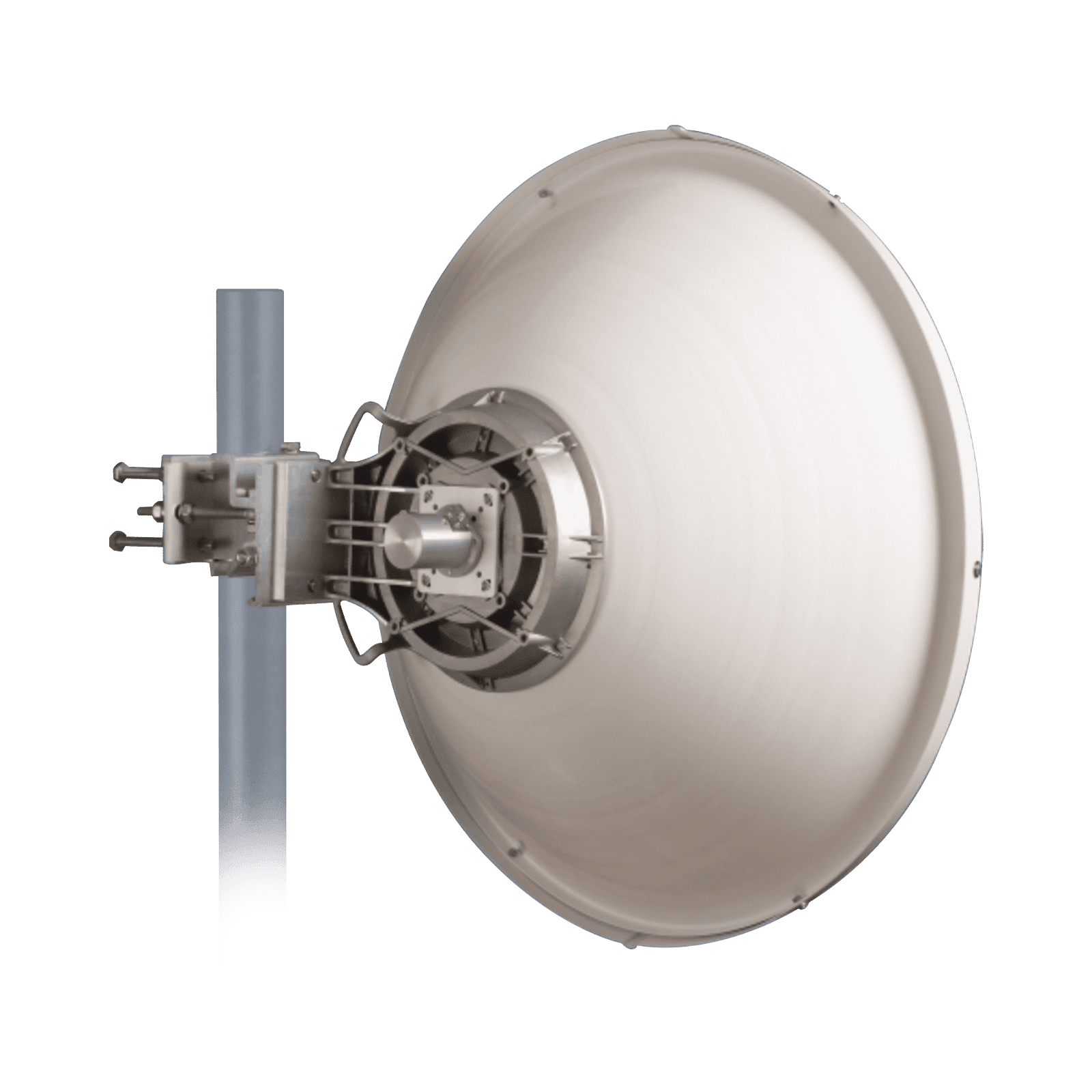 Antena Direccional de Alto Rendimiento / 31 dBi / 2 ft / 5.9-7 GHz / Conectores R-SMA / Alto Aislamiento al Ruido / Fácil Montaje y herraje de acero inoxidable / Radomo Incluido JRMD-680-6-MIMO 218696 - JIROUS
