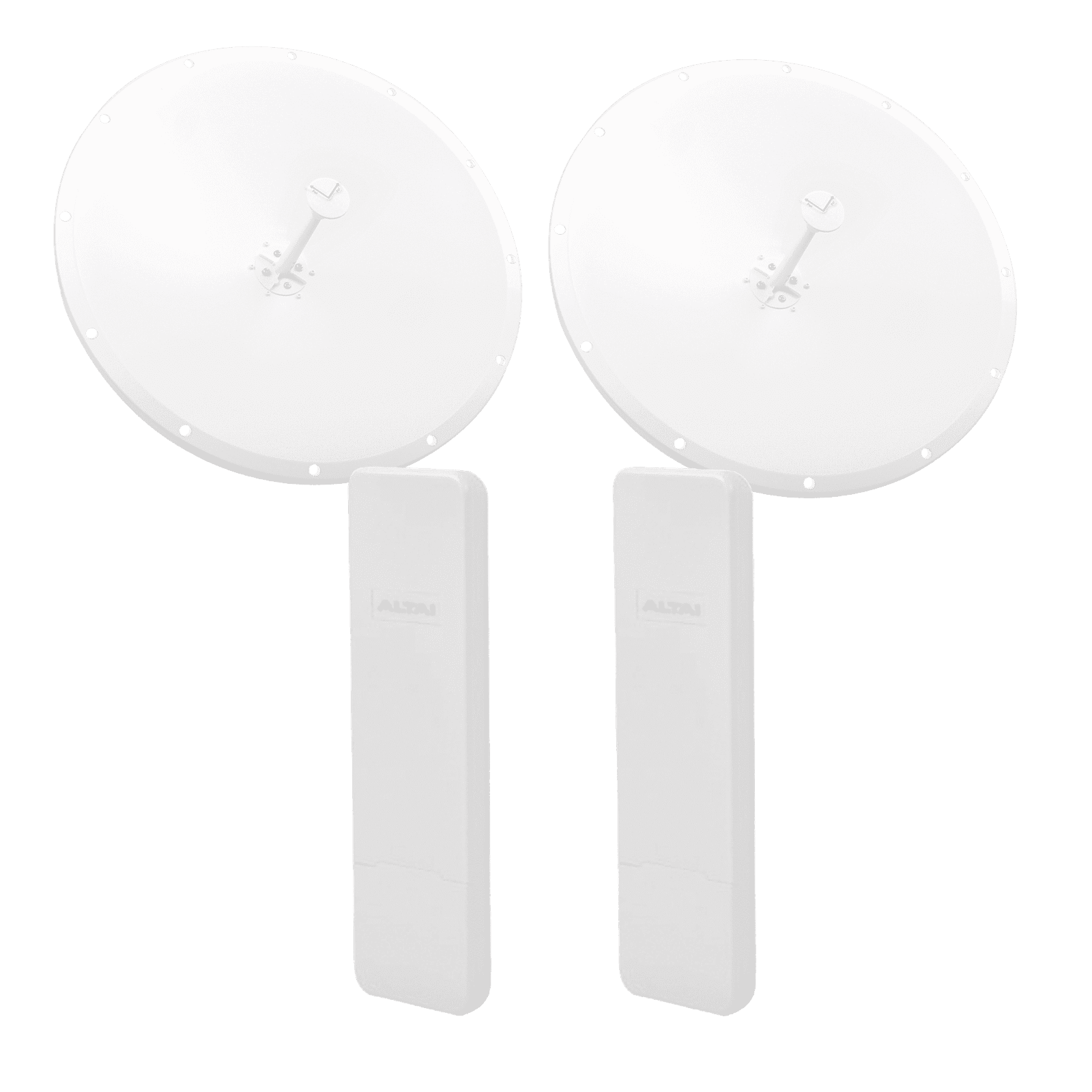 Kit de Enlace Completo PTP en 5 GHz, Hasta 20 km, con el Modelo Conectorizado C1XAN y Antena Direccional de 28 dBi Modelo TXP-D4865-28-SMA KIT-2-C1XAN-TXP - ALTAI TECHNOLOGIES