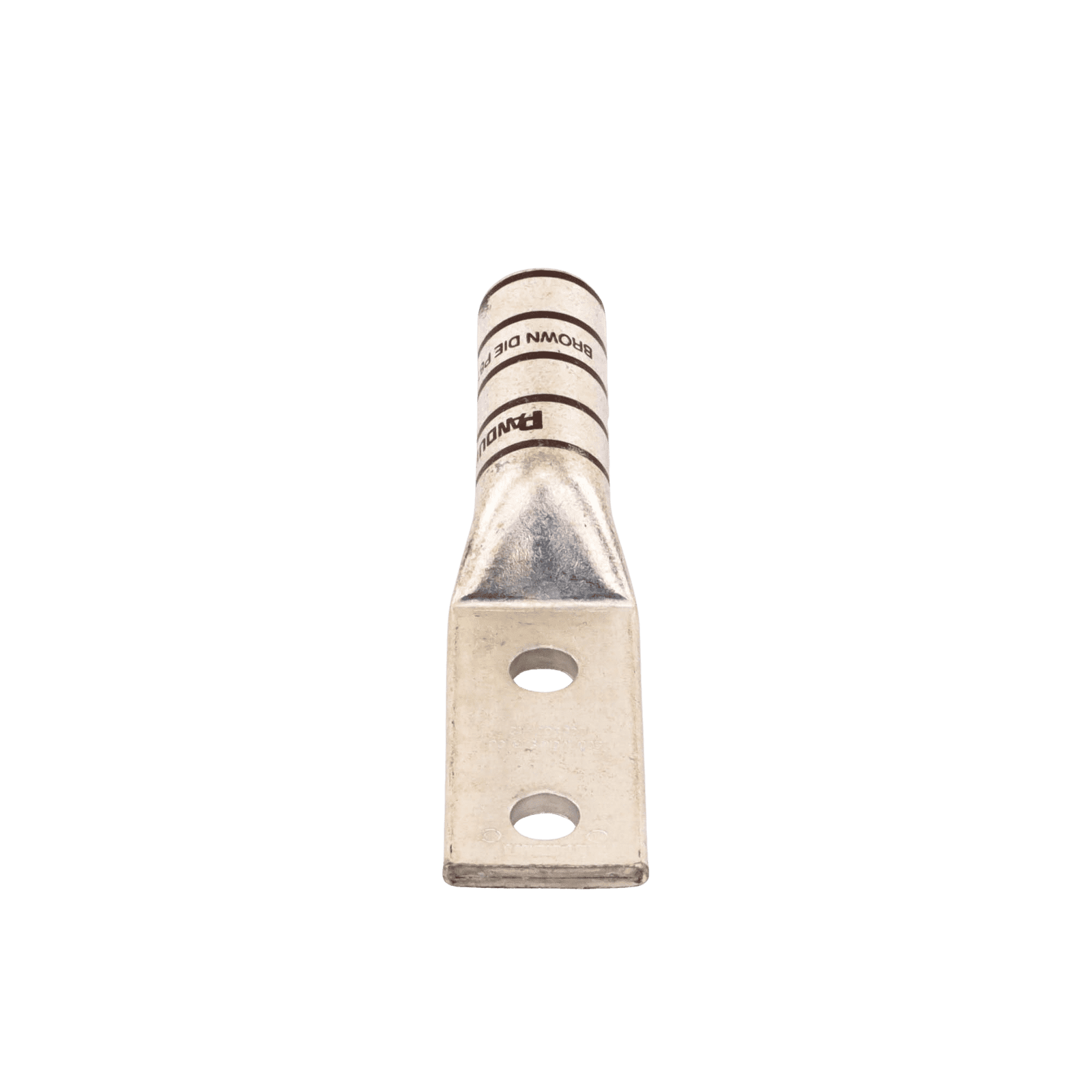 Terminal de Compresión Barril, 2 Orificios 1/2″, para Cable 500 KCMIL, Espacio entre Orificios 1.75″ LCC500-12-6 - PANDUIT