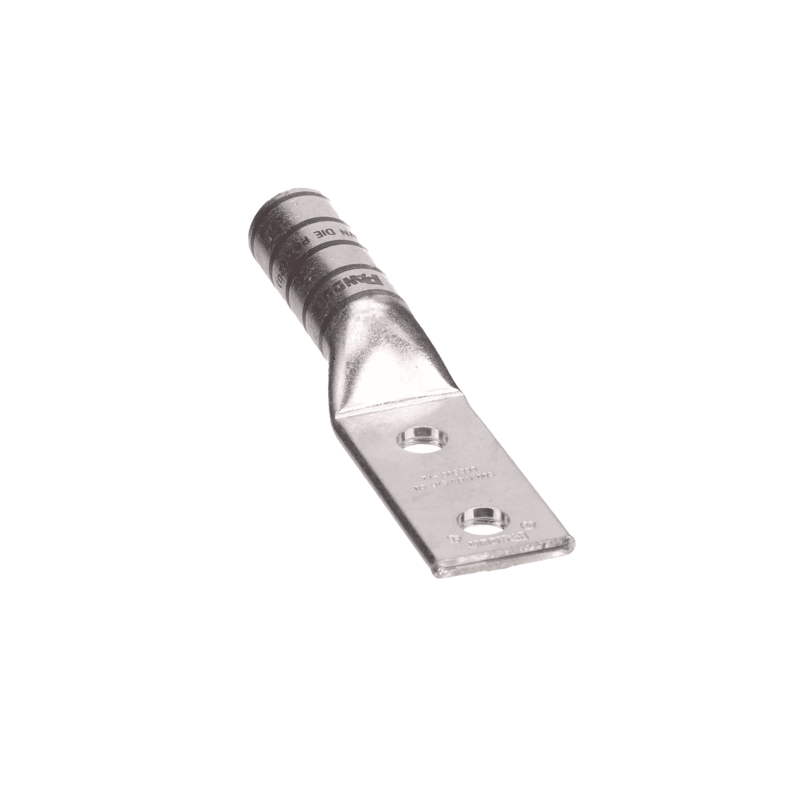 Terminal de Compresión Barril, 2 Orificios 1/2″, para Cable 500 KCMIL, Espacio entre Orificios 1.75″ LCC500-12-6 - PANDUIT