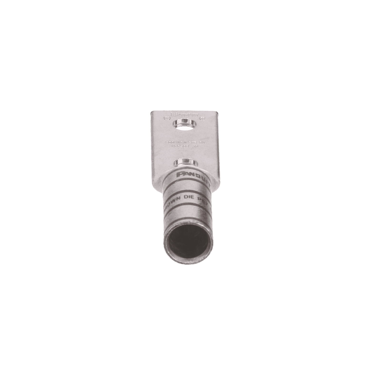 Terminal de Compresión Barril, 2 Orificios 1/2″, para Cable 500 KCMIL, Espacio entre Orificios 1.75″ LCC500-12-6 - PANDUIT