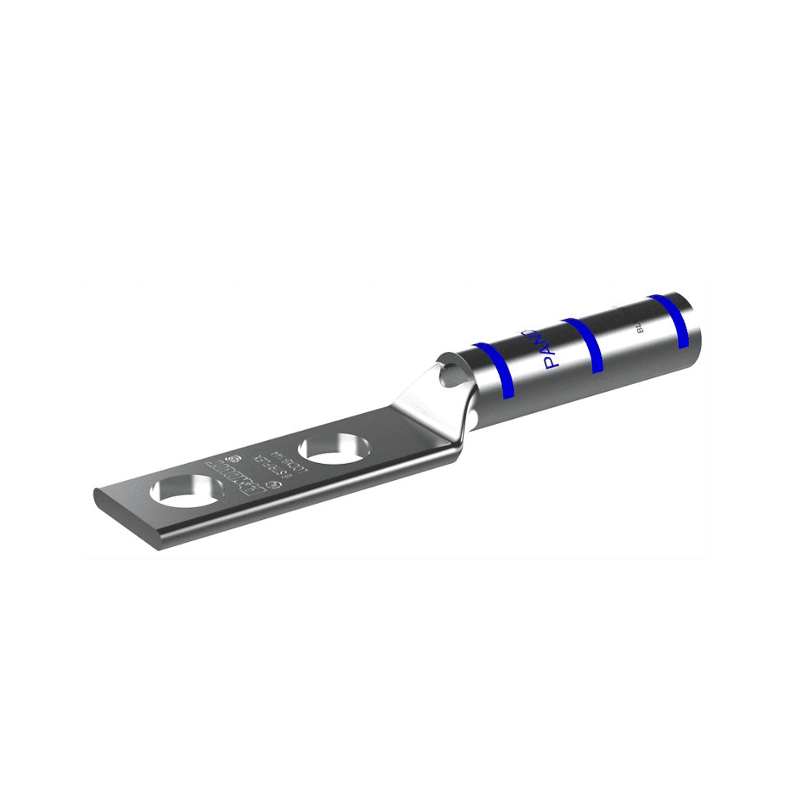 Terminal Doble Ojillo 1/4″ para Cable 6 AWG (16mm entre orificios). 50 Piezas LCCX6-14A-L - PANDUIT