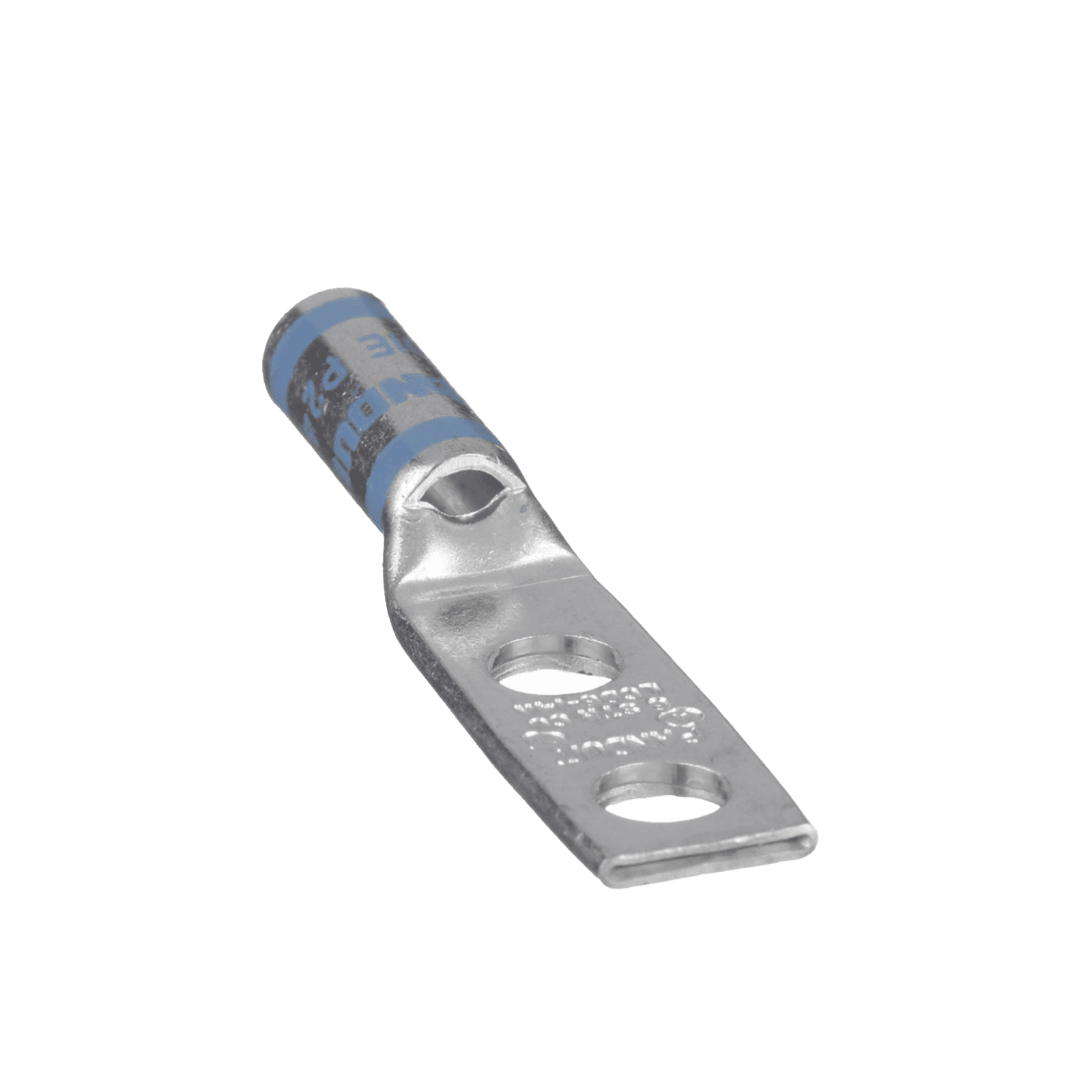Terminal doble Ojillo de 1/4″ para cable 6 AWG, ángulo recto, Espacio entre Orificios 16mm. LCD6-14A-L - PANDUIT