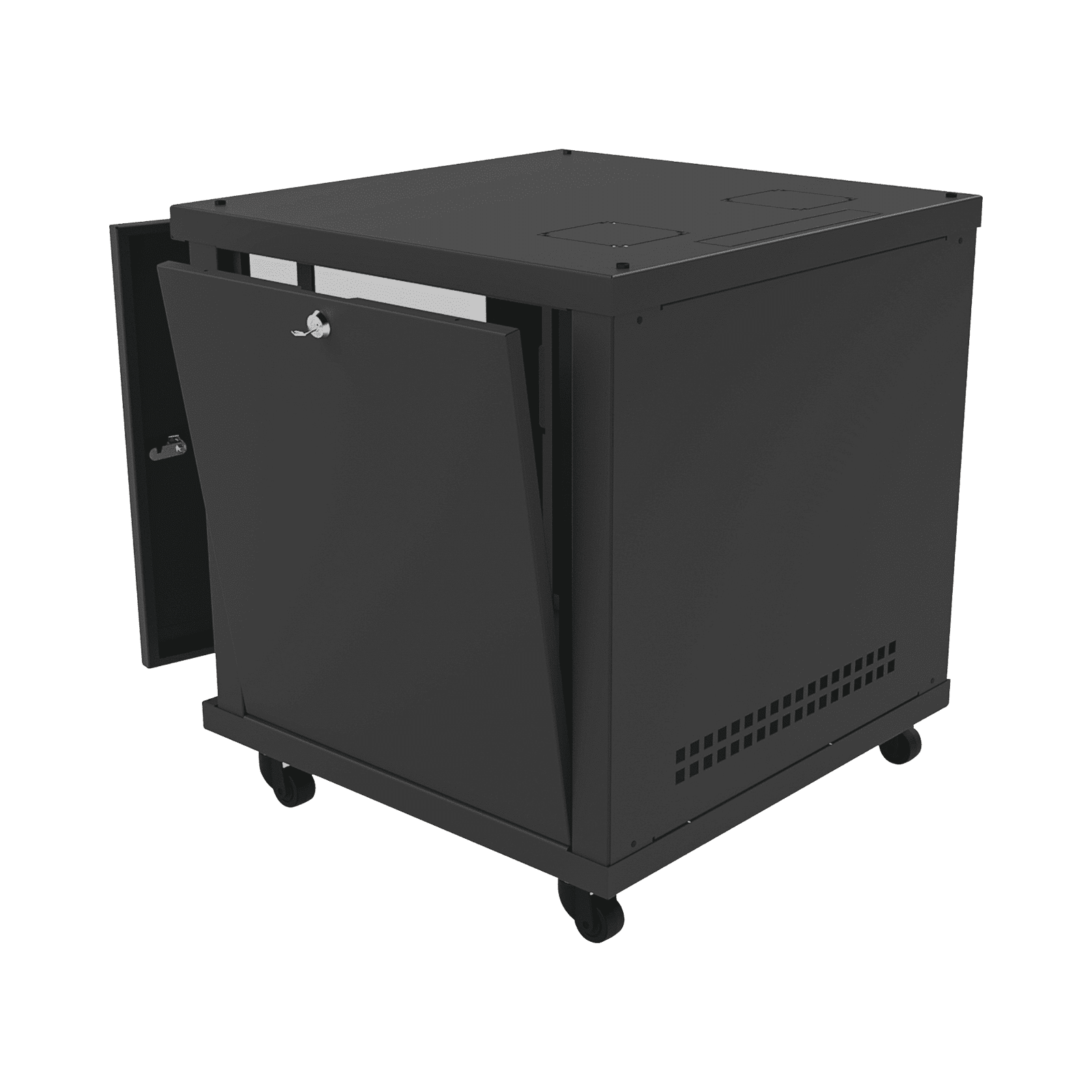 Gabinete Profesional para Telecomunicaciones de 12UR, 638 mm Profundidad. LP-6060-12U - LINKEDPRO BY EPCOM