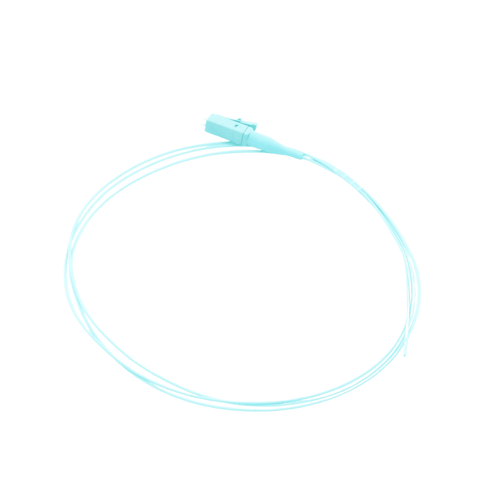 Pigtail de Fibra Óptica Simplex LC, PVC, OM4 50/125, Aqua, 1 metro LP-FOM4-LC-01 - LINKEDPRO BY EPCOM
