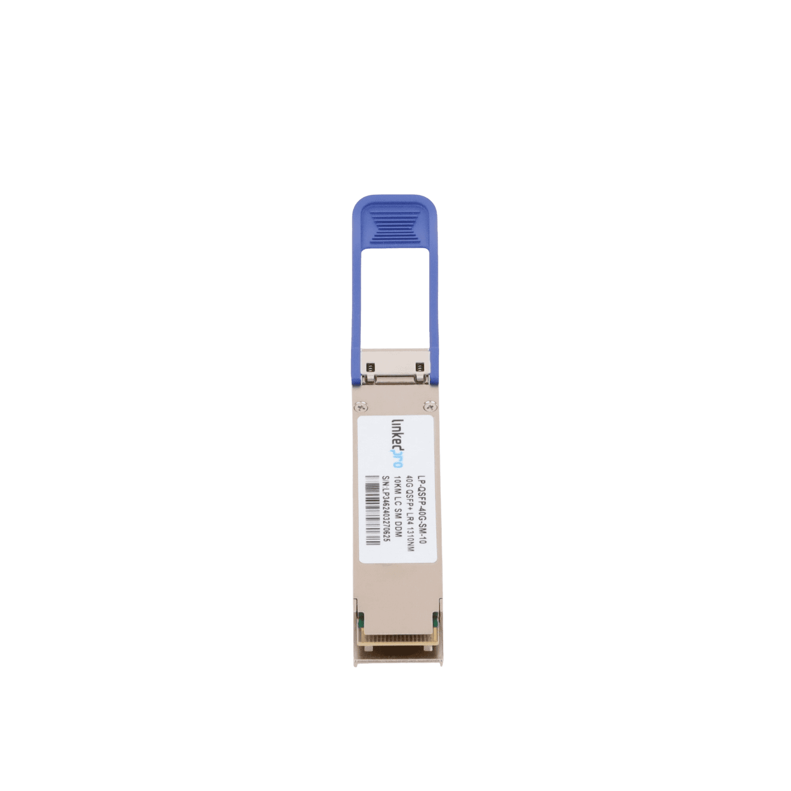 Transceptor QSFP+ (Mini-Gbic) para fibra Monomodo, 40 Gbps de velocidad, Conectores LC, Dúplex, Hasta 10 km de Distancia. LP-QSFP-40G-SM-10 213582 - LINKEDPRO BY EPCOM